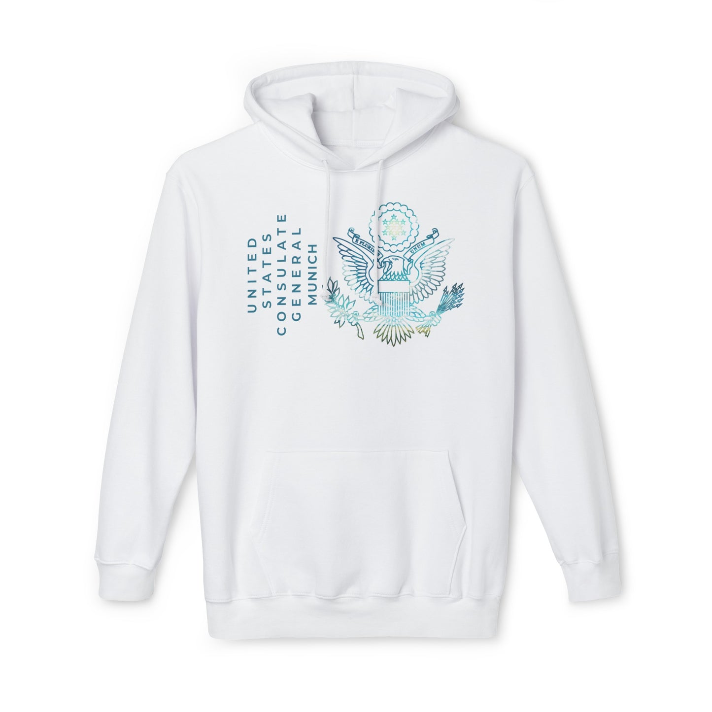 Modern, Made in the USA Hoodie: Munich