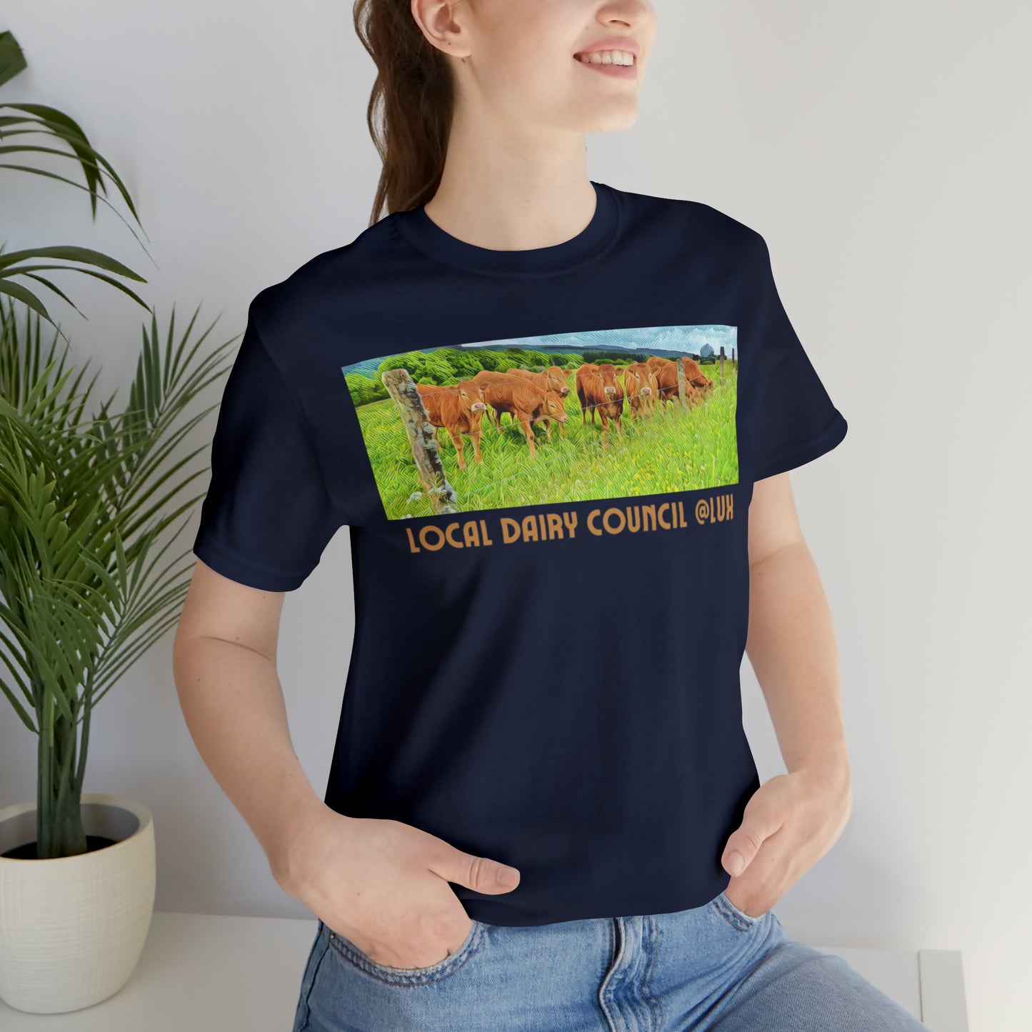 Comfy Short Sleeve Fun T-Shirt: Luxembourg