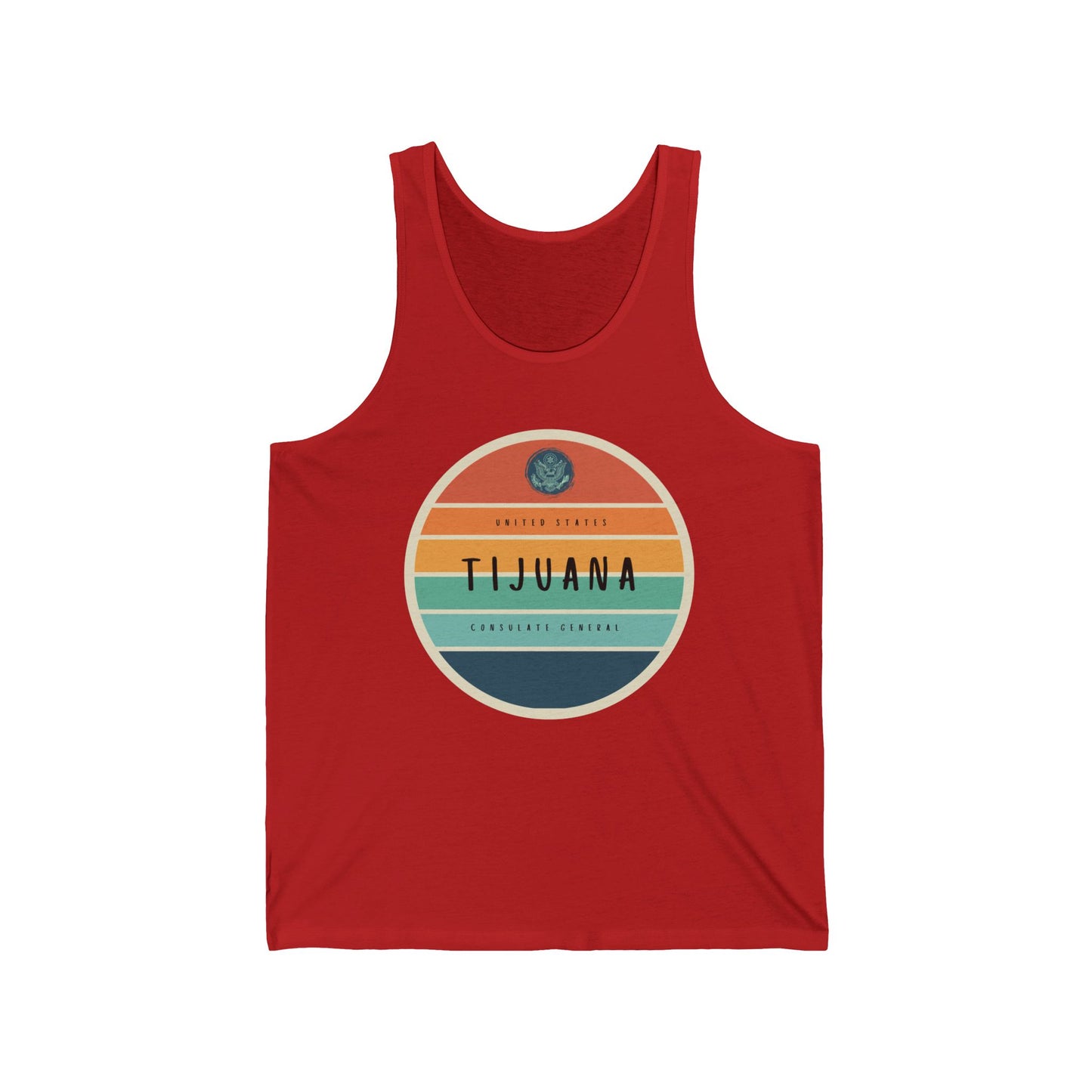 Setting Sun Tank Top: Tijuana