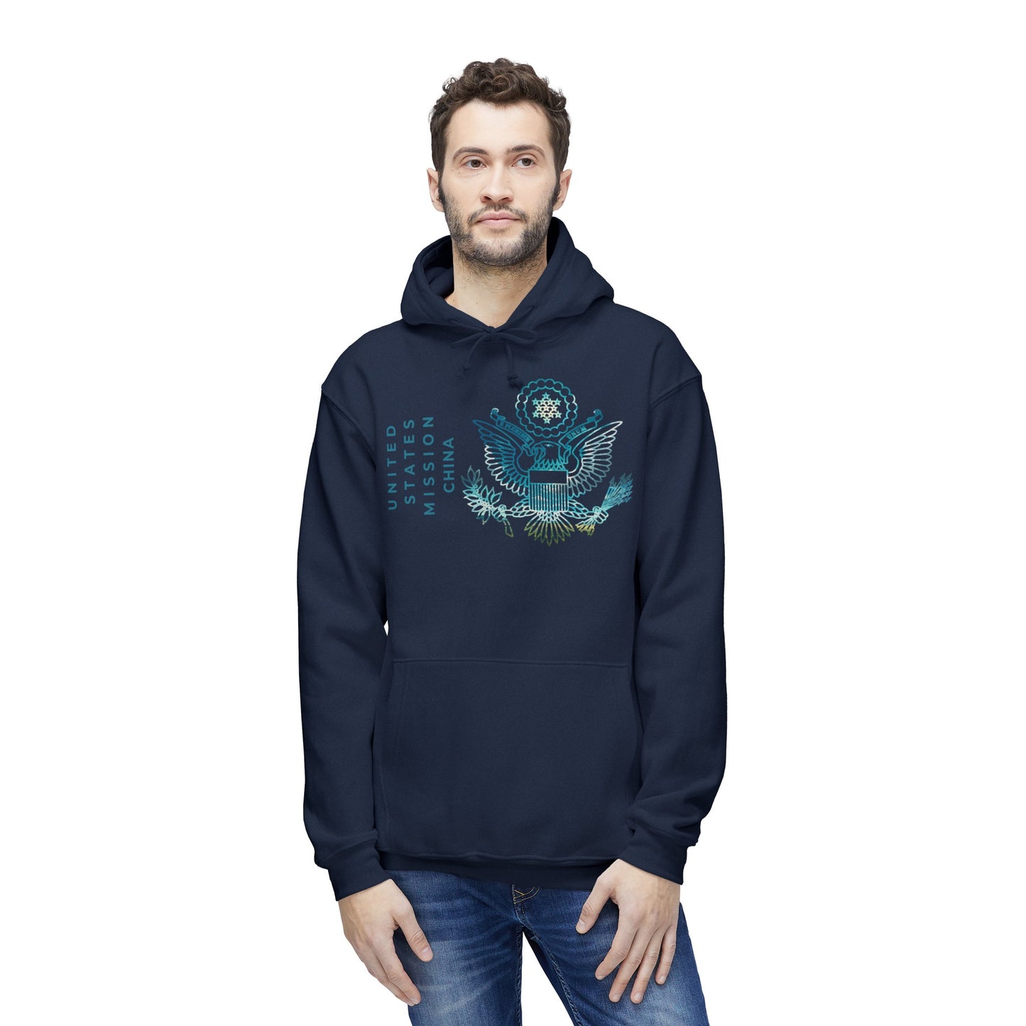 Modern, Made in the USA Hoodie: China