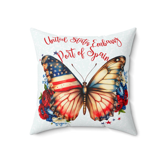 Butterfly Pillow: Port of Spain