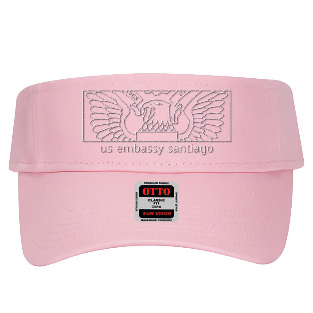 Modern Embroidered Visor: Santiago