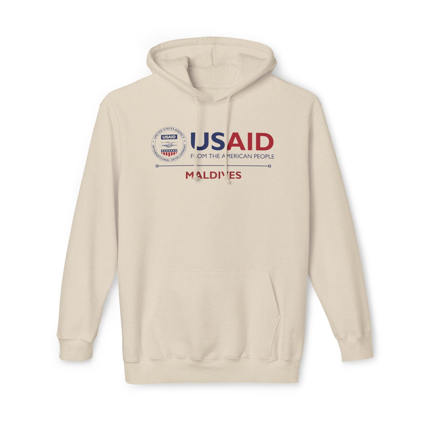 Made in the USA Hoodie, USAID: Maldives