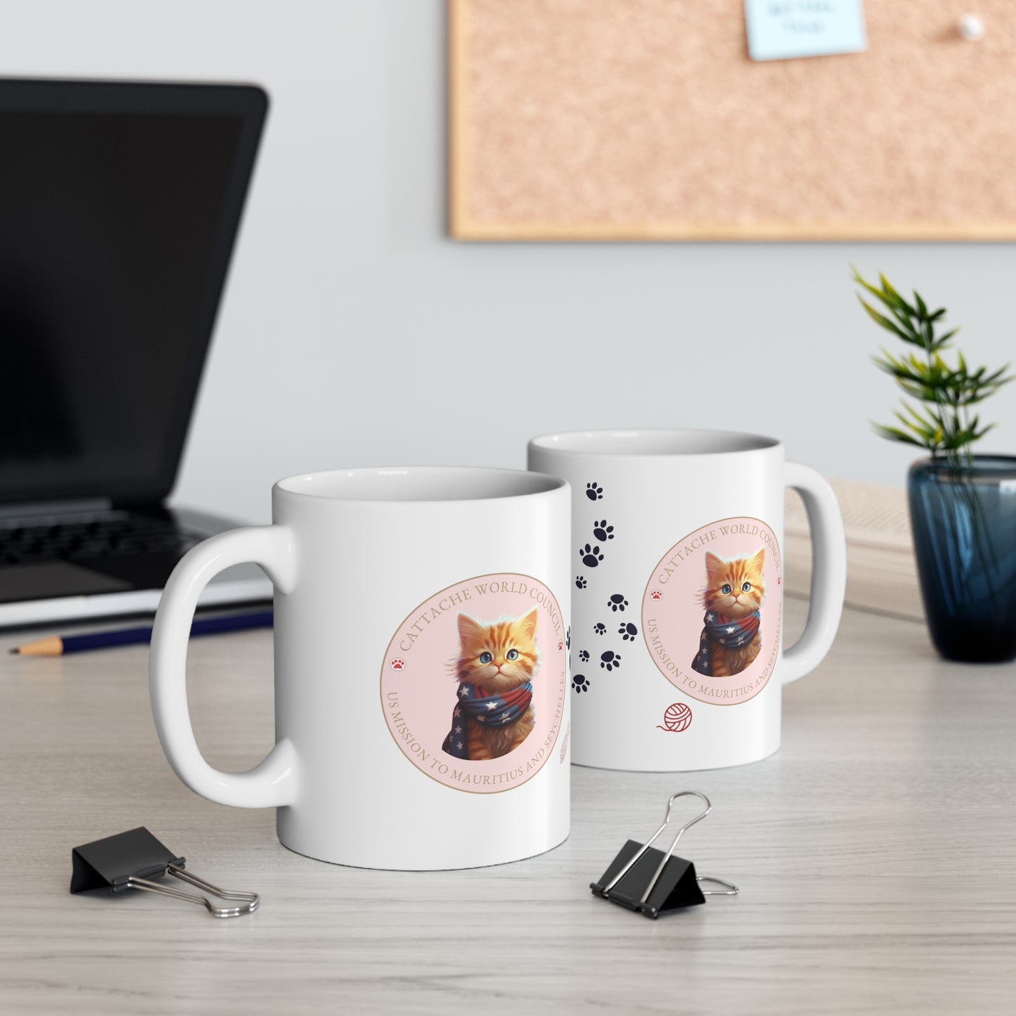 Cattache Mug, Street Cat: Mauritius and Seychelles