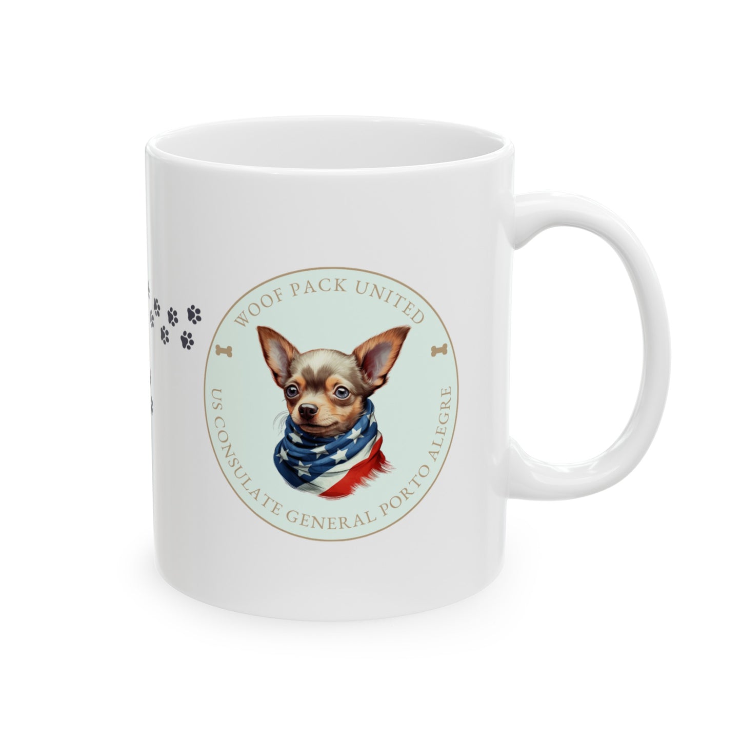 Woof Pack, Chihuahua Mug: Porto Alegre