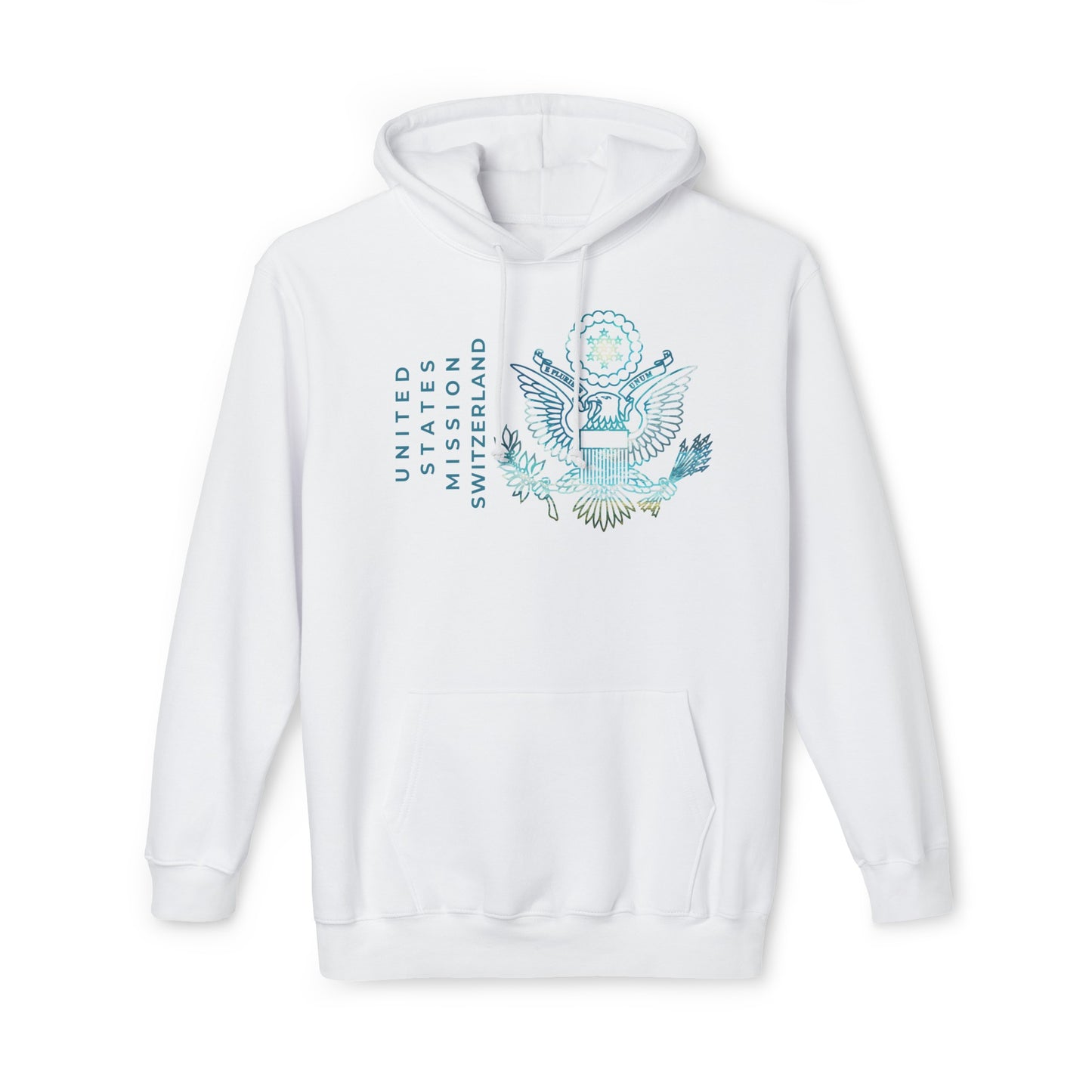 Modern, Made in the USA Hoodie: Switzerland