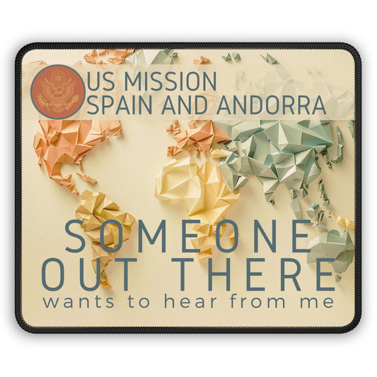 Gorgeous Reminder Mouse Pad: Spain And Andorra