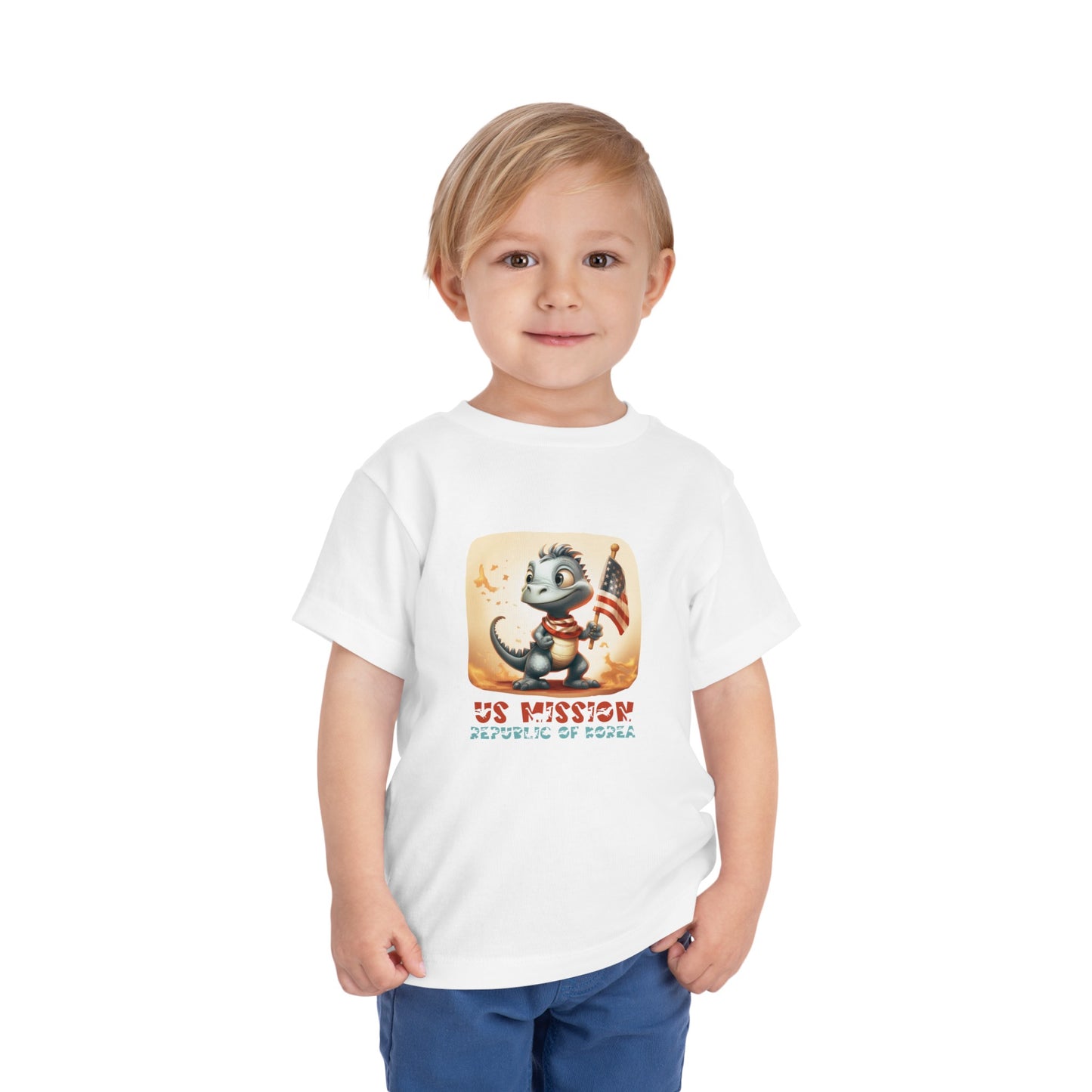 Kid's Dinosaur T-Shirt: Republic Of Korea