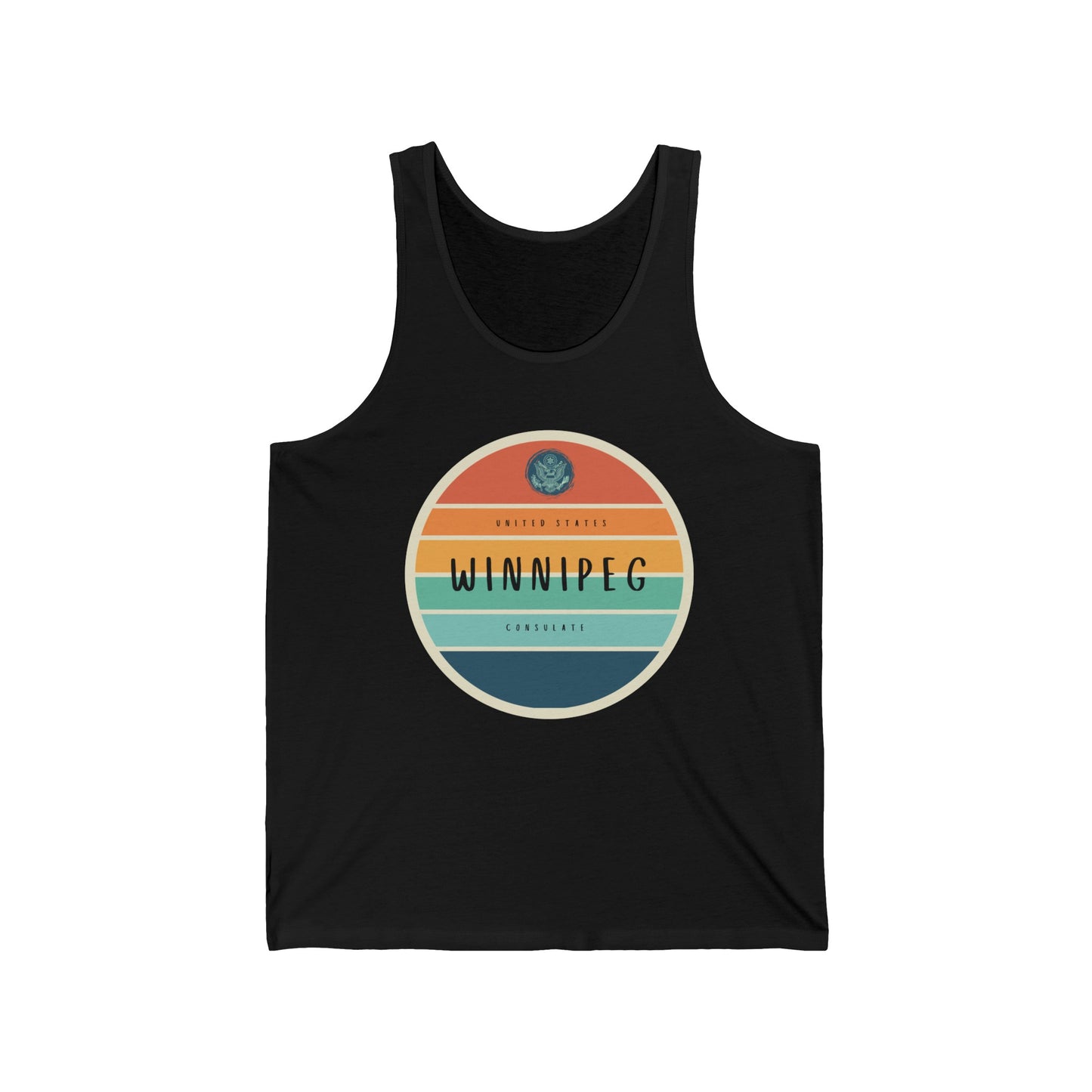 Setting Sun Tank Top: Winnipeg