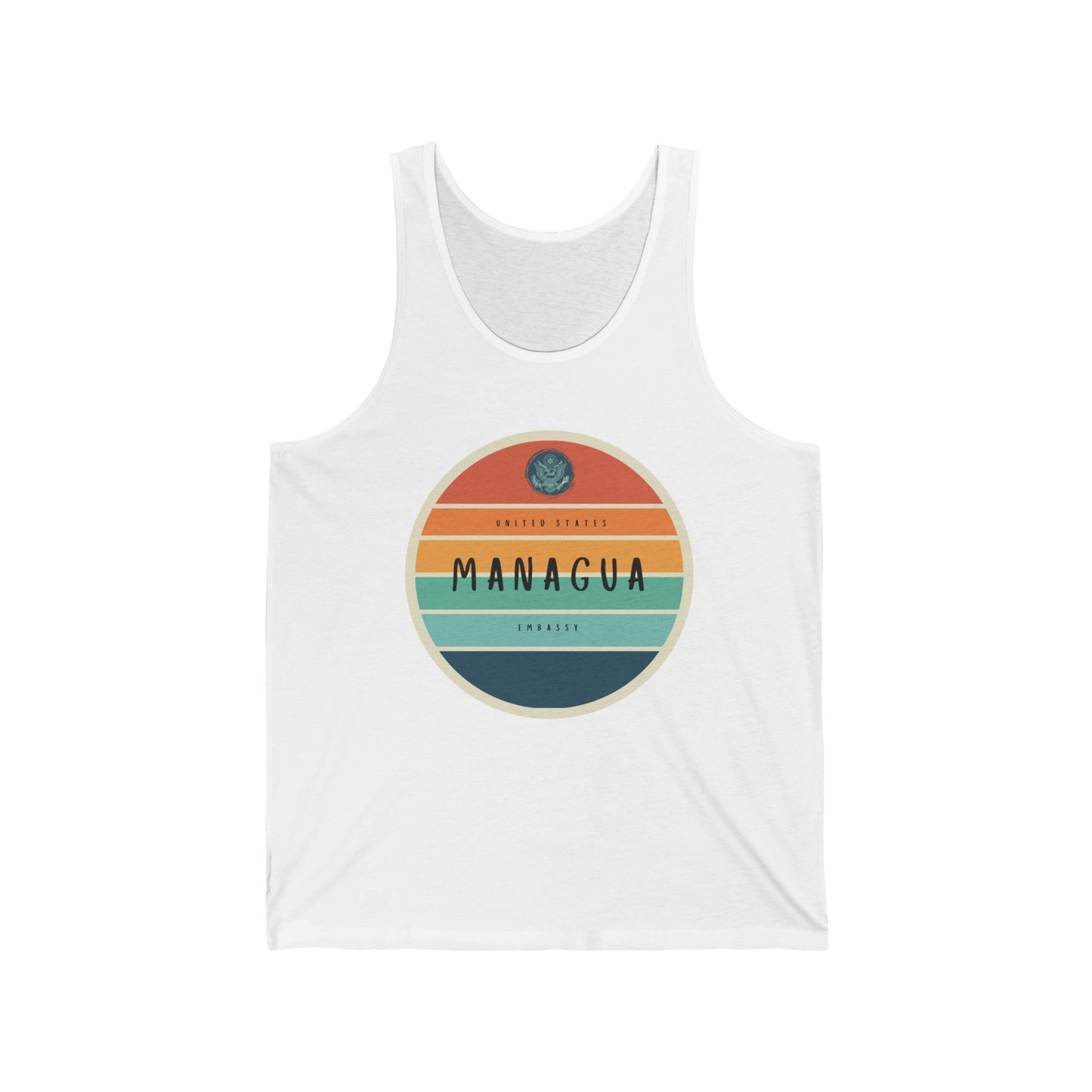 Setting Sun Tank Top: Managua