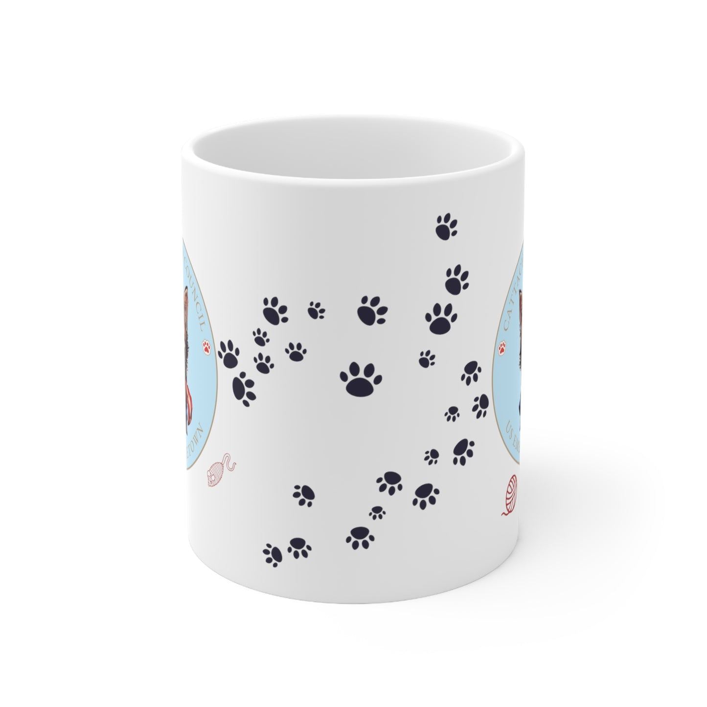 Cattache Mug, Tabby: Freetown