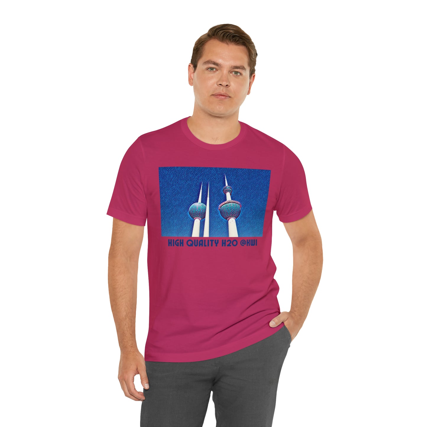 Comfy Short Sleeve Fun T-Shirt: Kuwait City