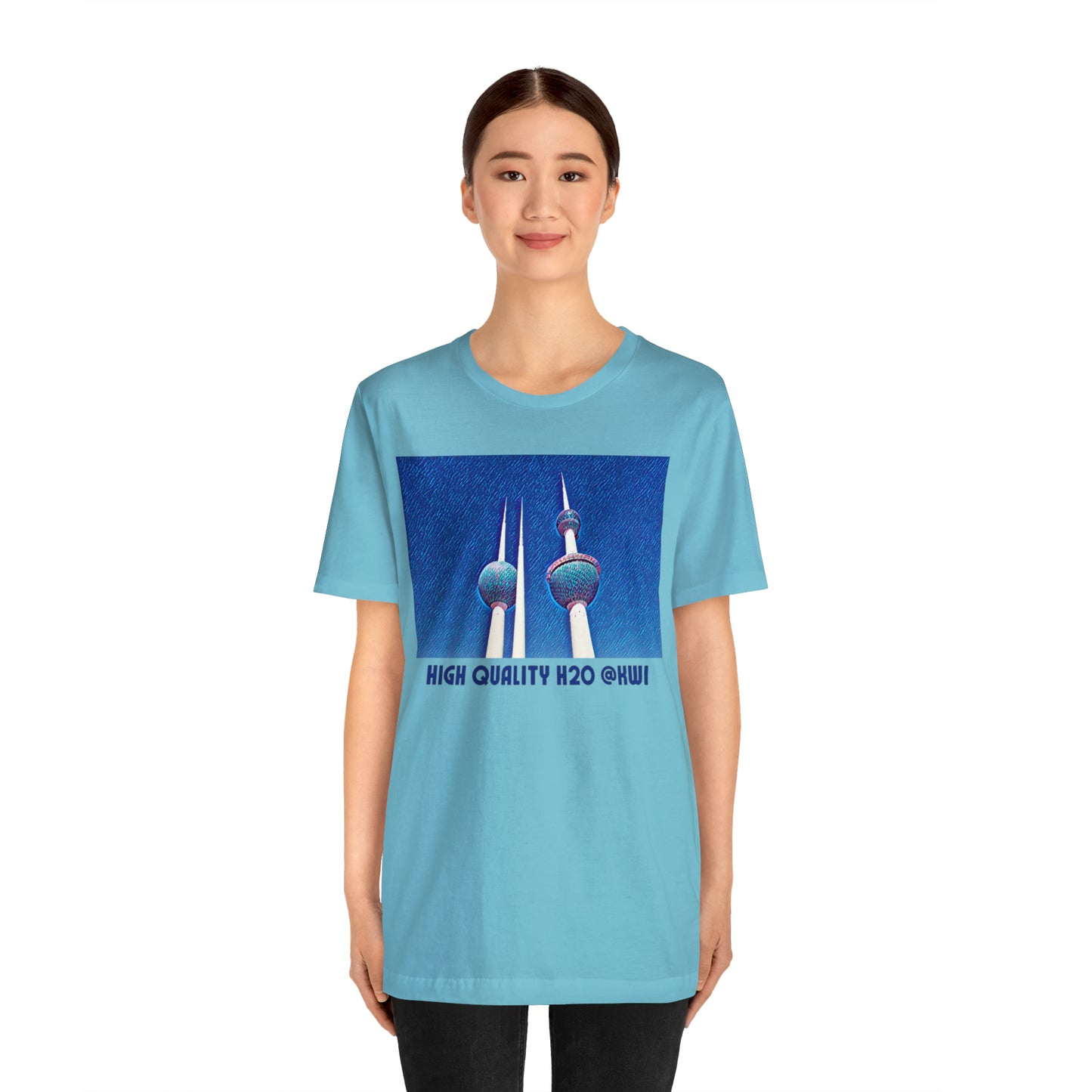 Comfy Short Sleeve Fun T-Shirt: Kuwait City