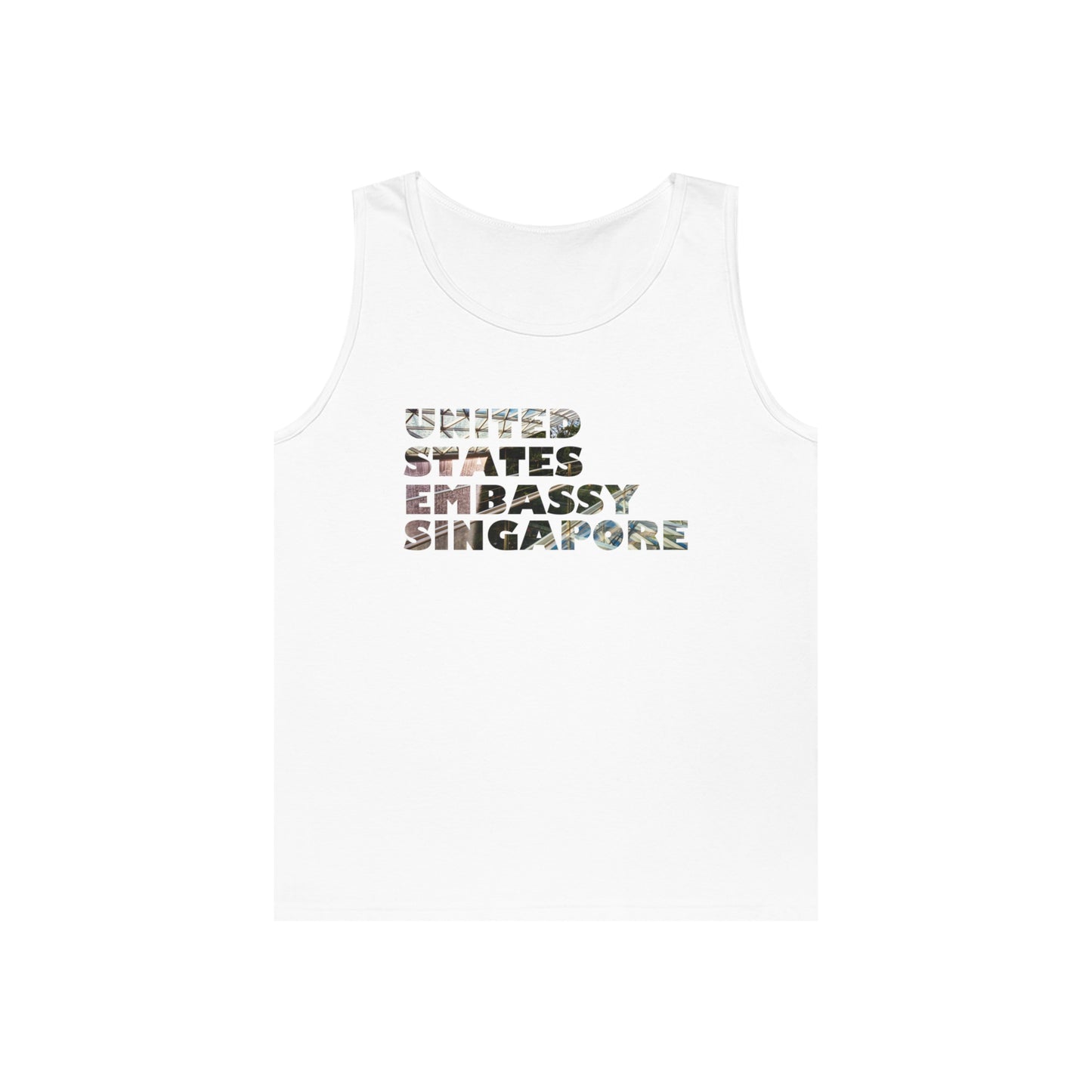 Read the Lines Tank Top: Singapore