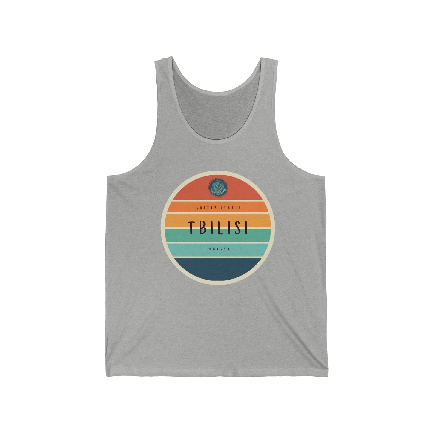 Setting Sun Tank Top: Tbilisi