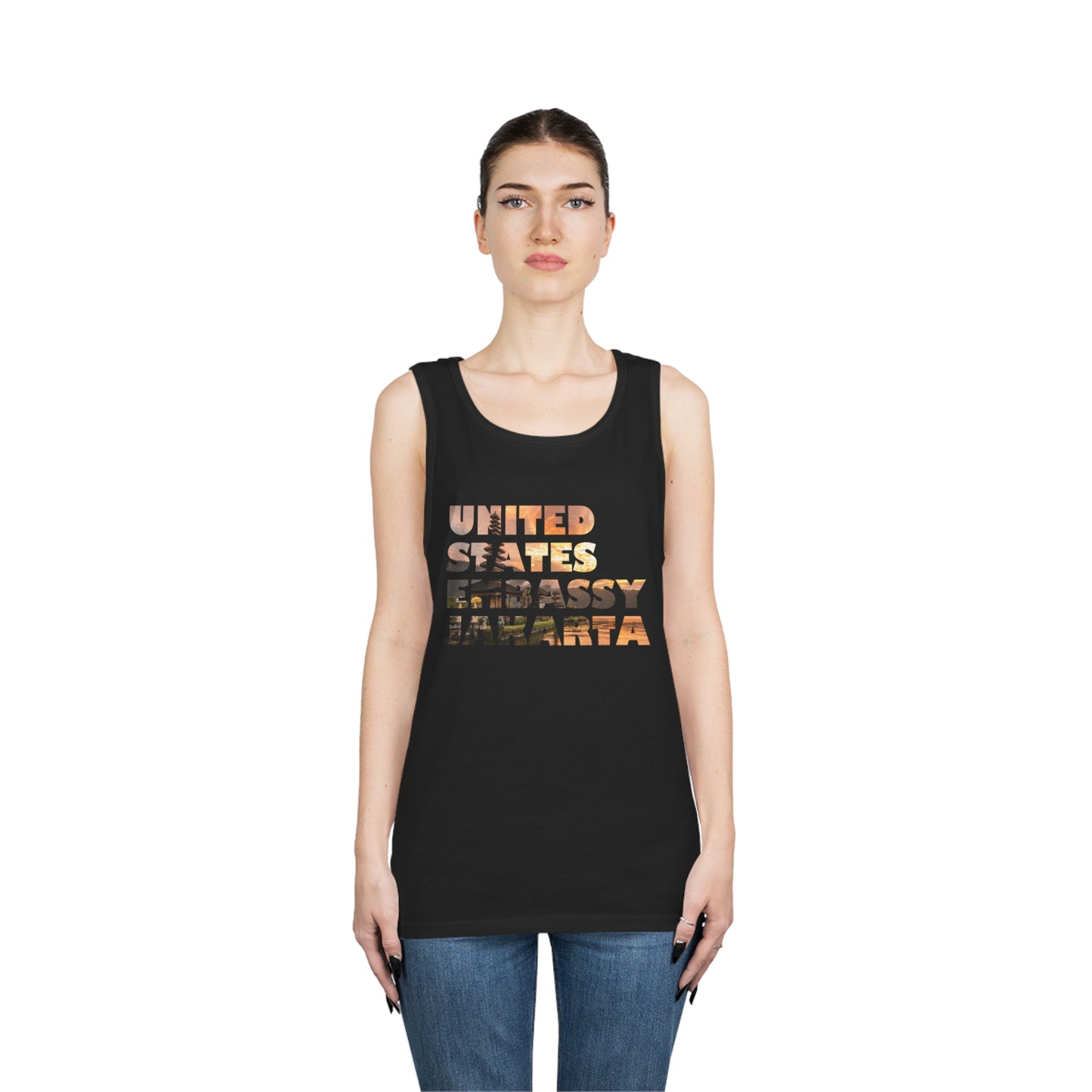 Read the Lines Tank Top: Jakarta