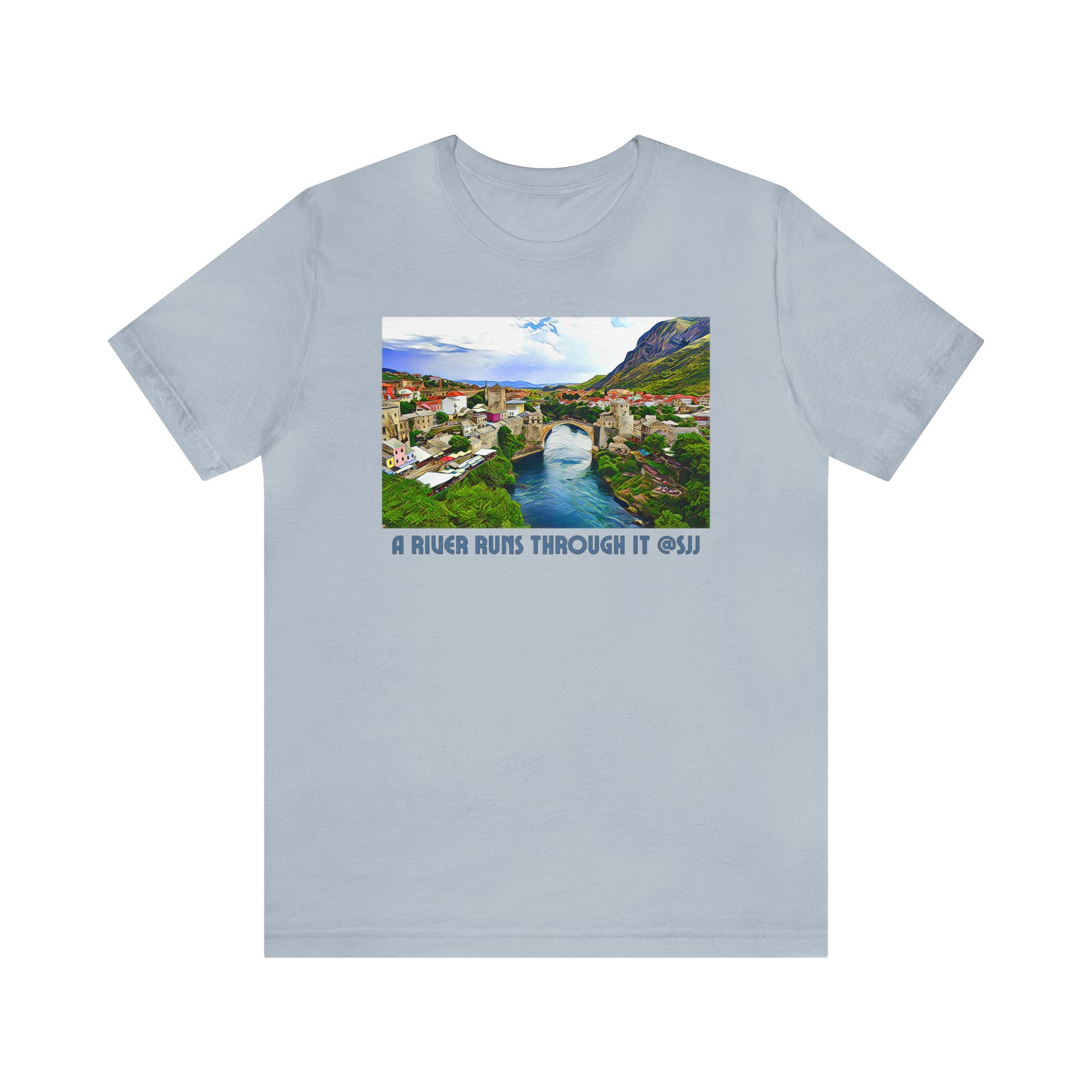 Light and Comfy Short Sleeve T-Shirt: Sarajevo