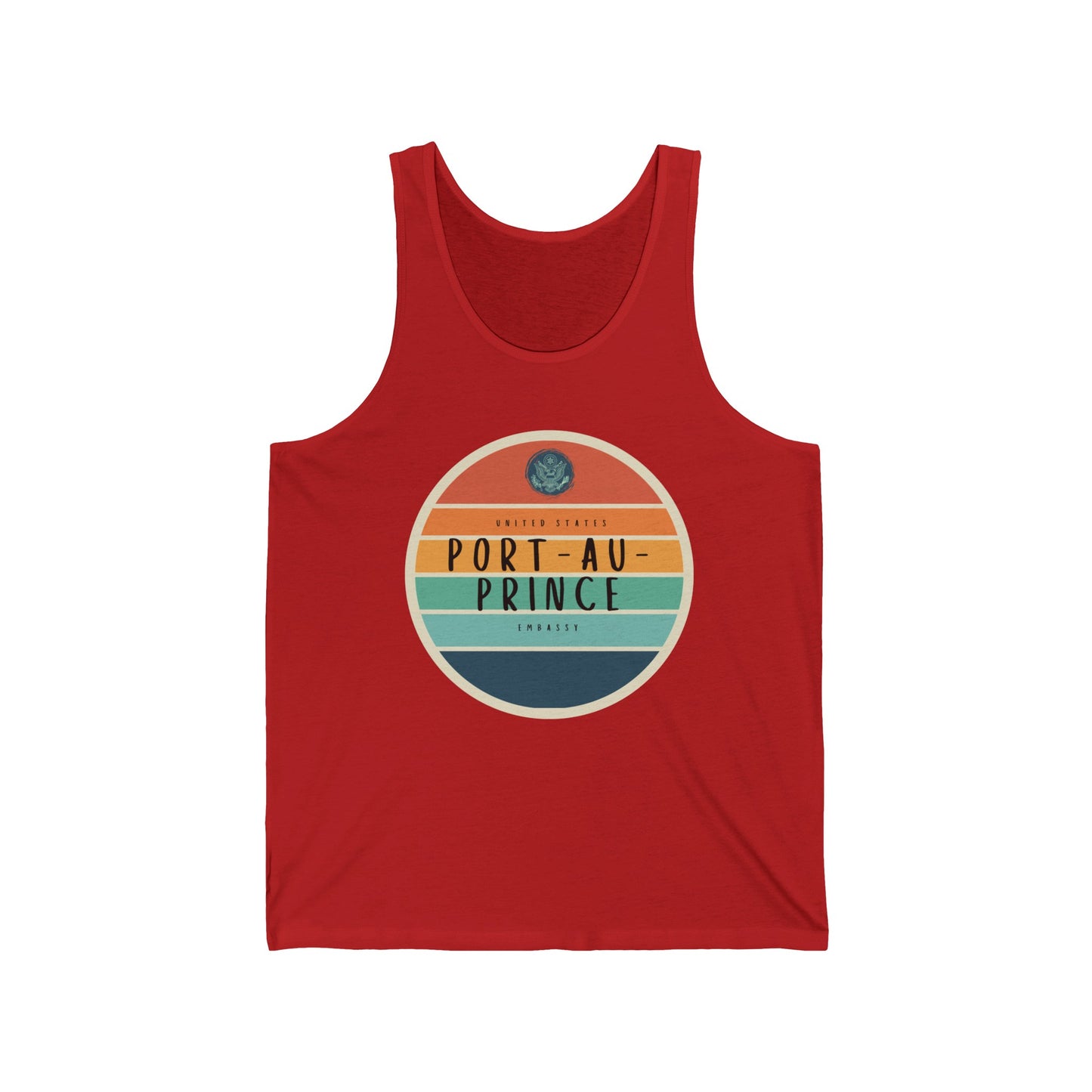 Setting Sun Tank Top: Port au Prince
