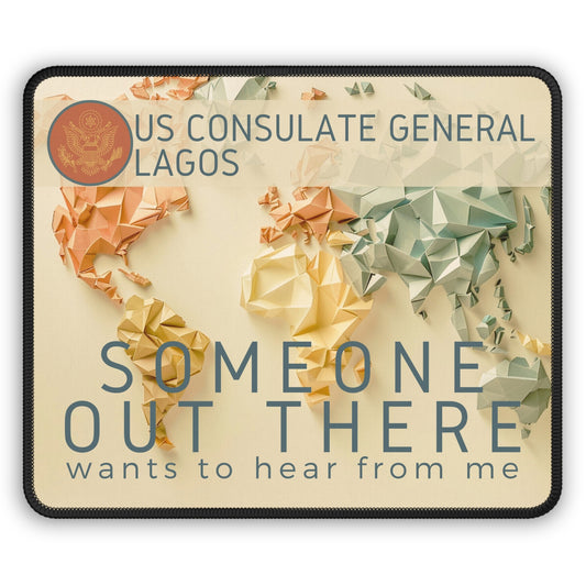 Gorgeous Reminder Mouse Pad: Lagos