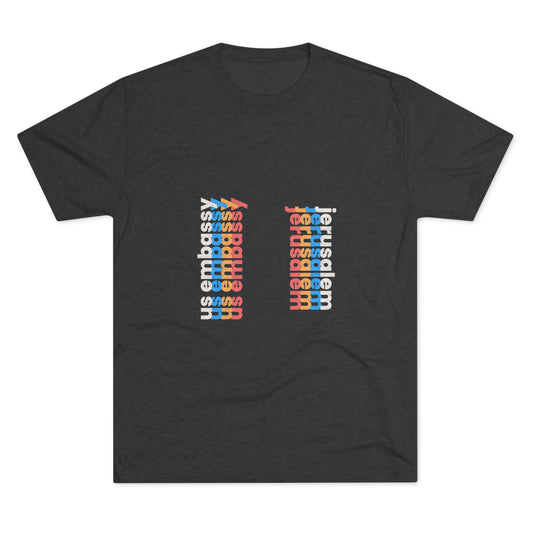 Retro Verso T-Shirt: Jerusalem