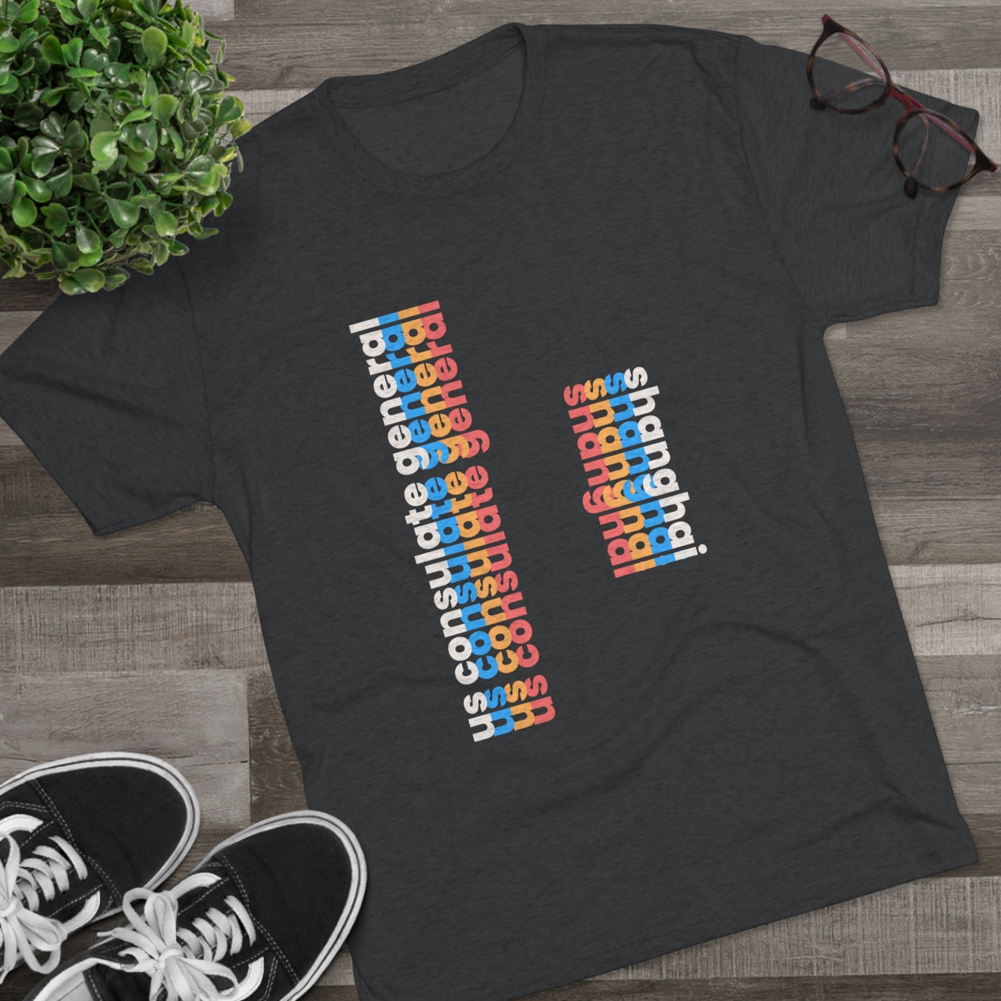 Retro Verso T-Shirt:  Shanghai