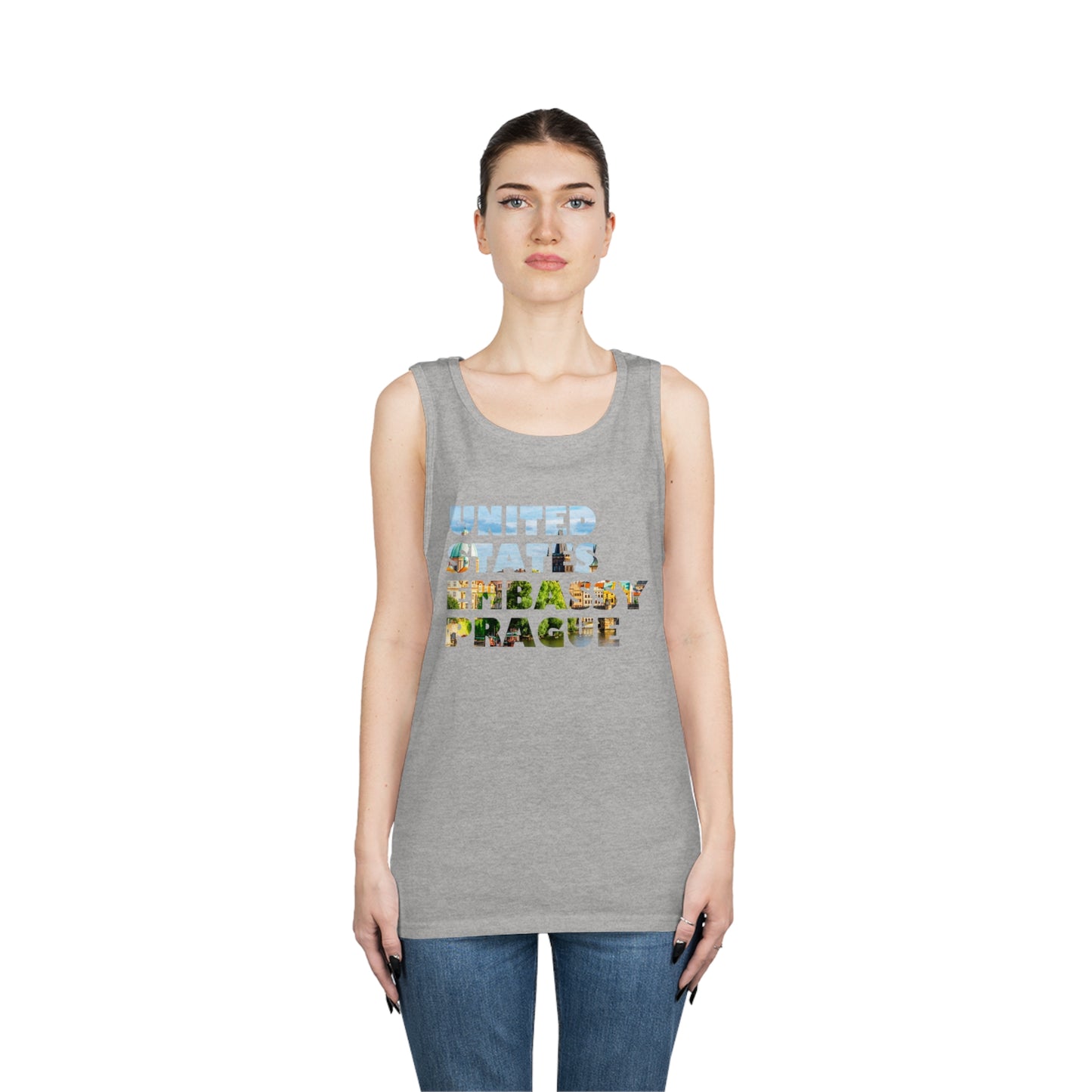 Read the Lines Tank Top: Prague