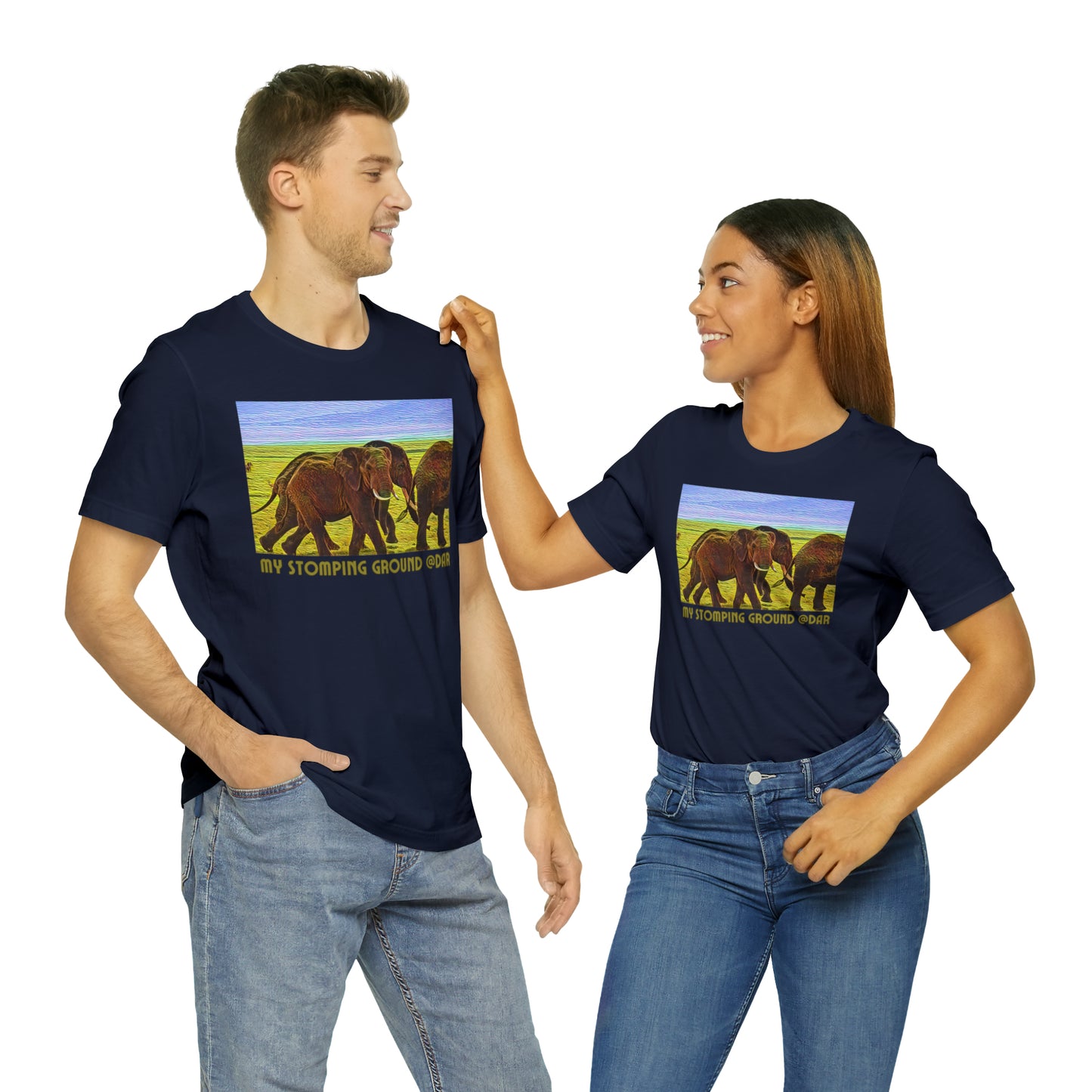 Comfy Short Sleeve Fun T-Shirt: Dar es Salaam