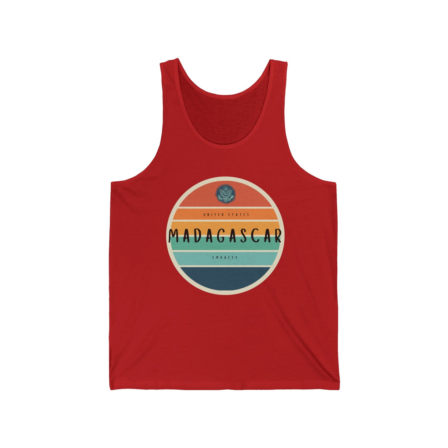 Setting Sun Tank Top: Madagascar and Comoros