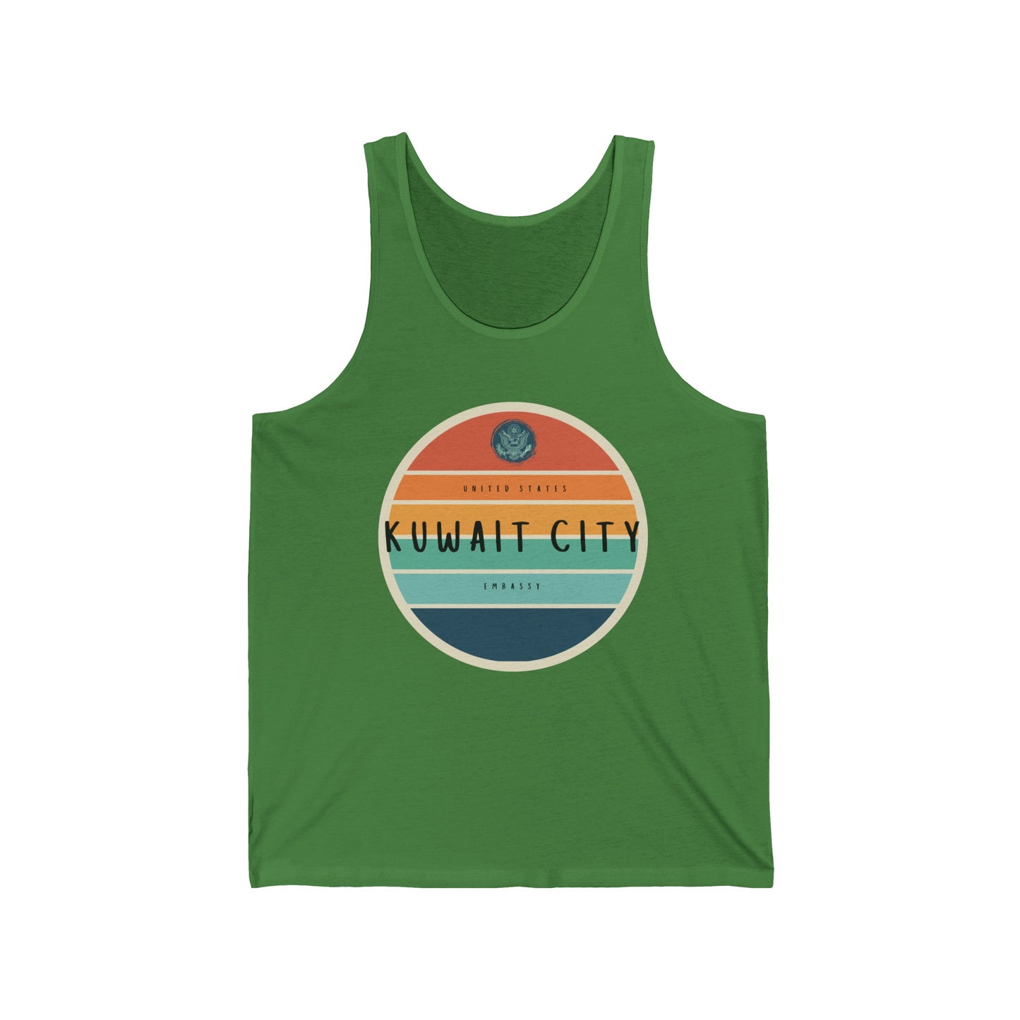 Setting Sun Tank Top: Kuwait City