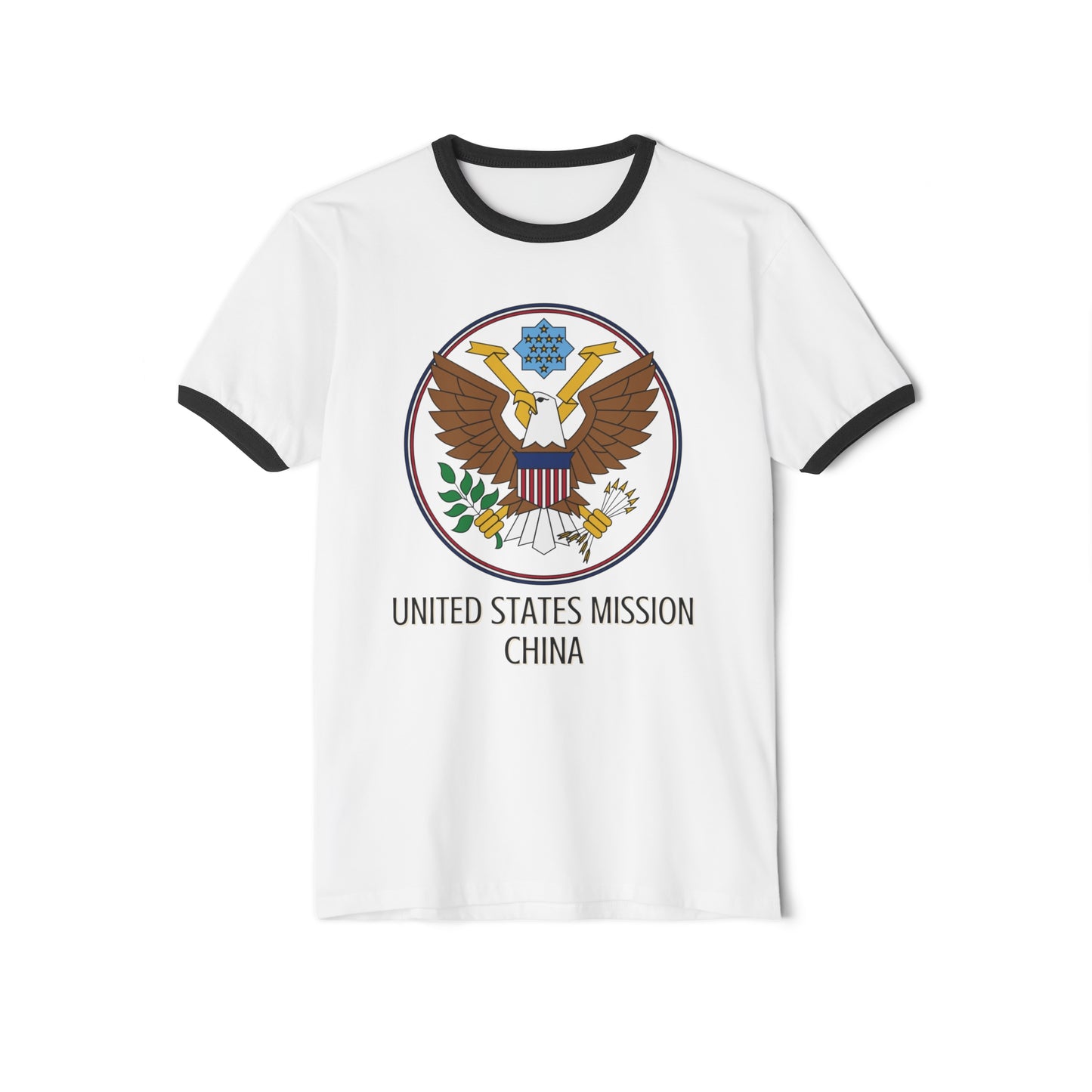 Art Deco Ringer T-Shirt: China