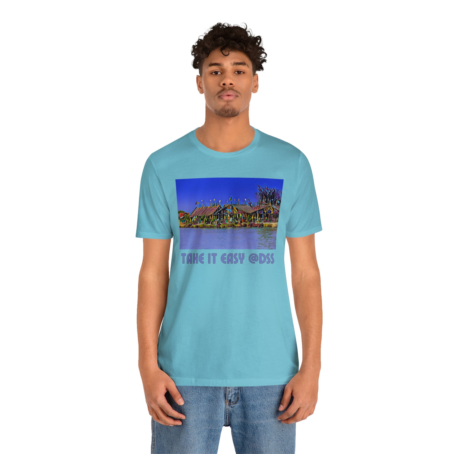 Comfy Short Sleeve Fun T-Shirt: Dakar