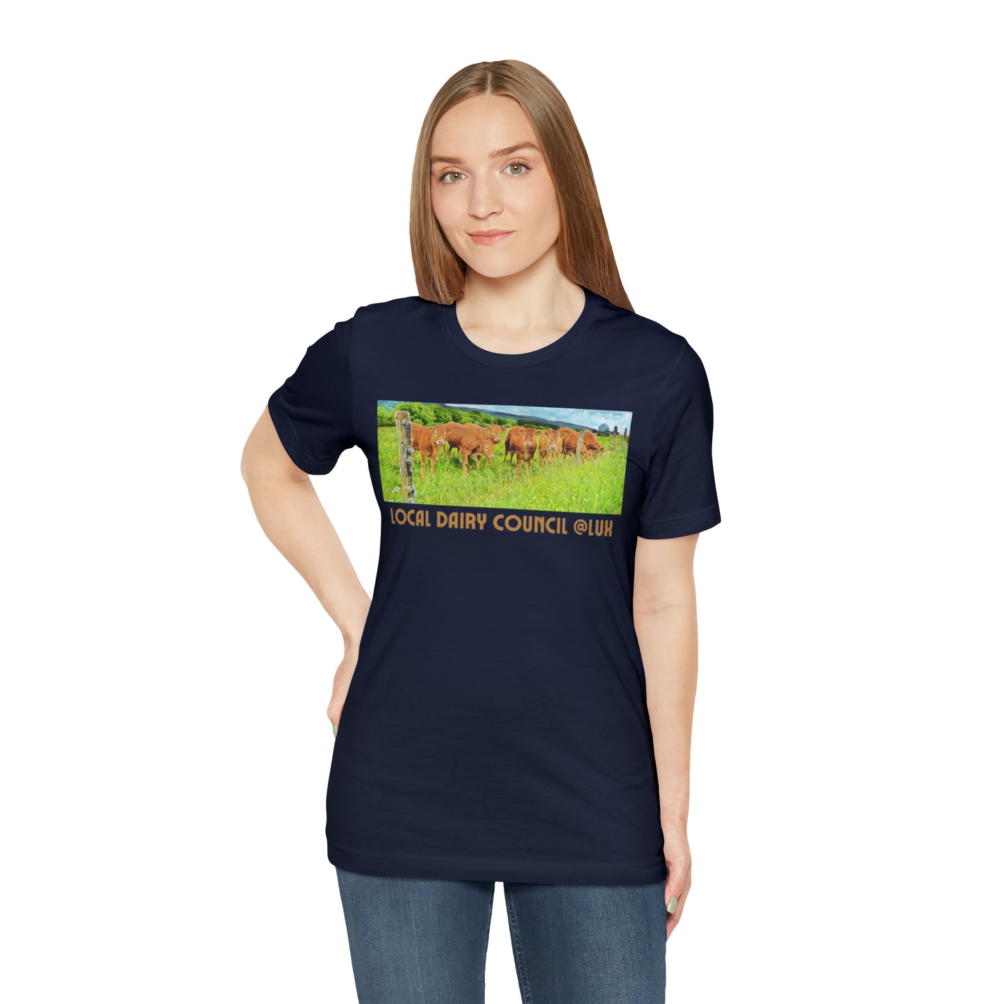 Comfy Short Sleeve Fun T-Shirt: Luxembourg