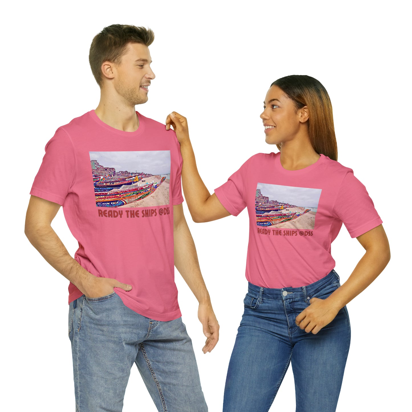 Comfy Short Sleeve Fun T-Shirt: Dakar