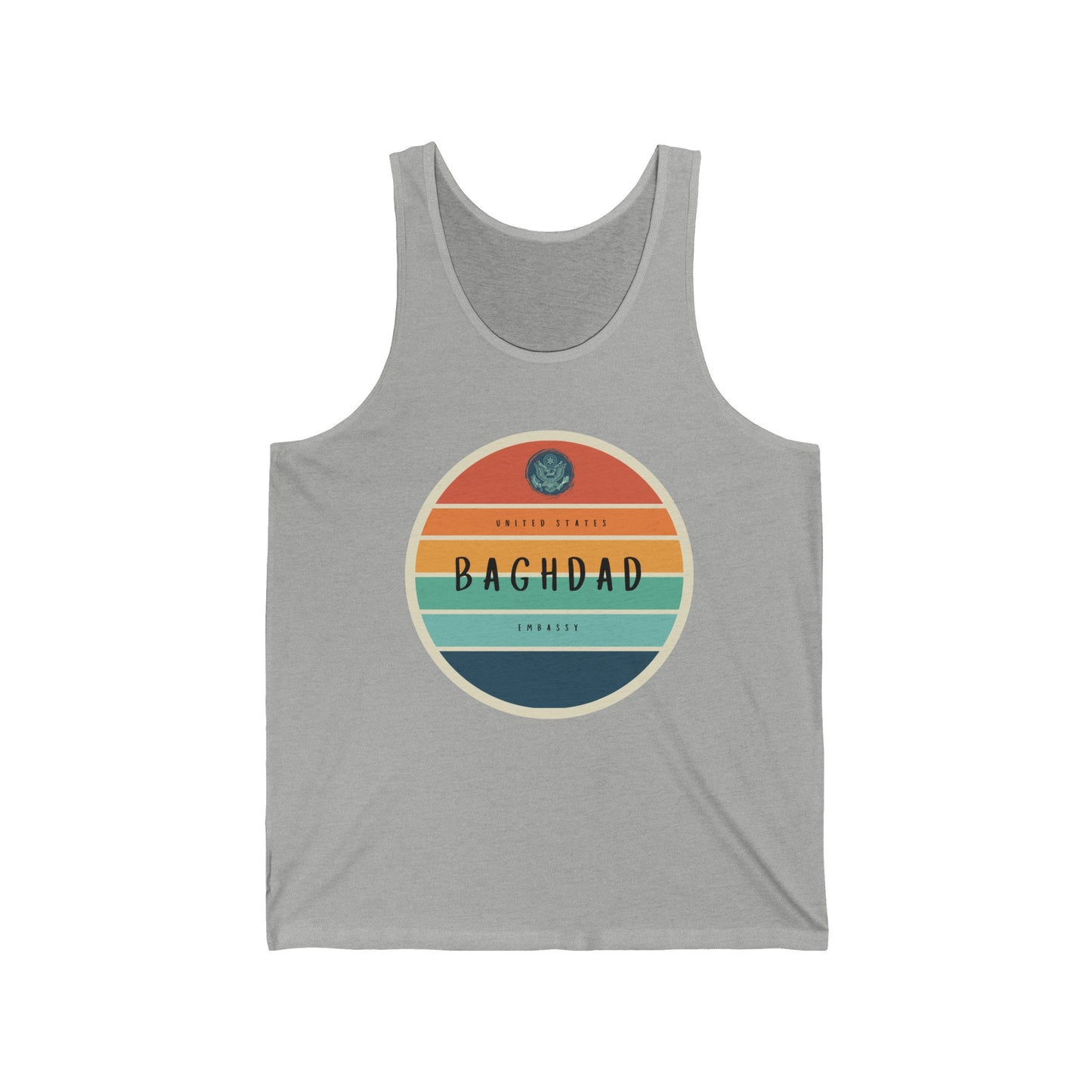 Setting Sun Tank Top: Baghdad