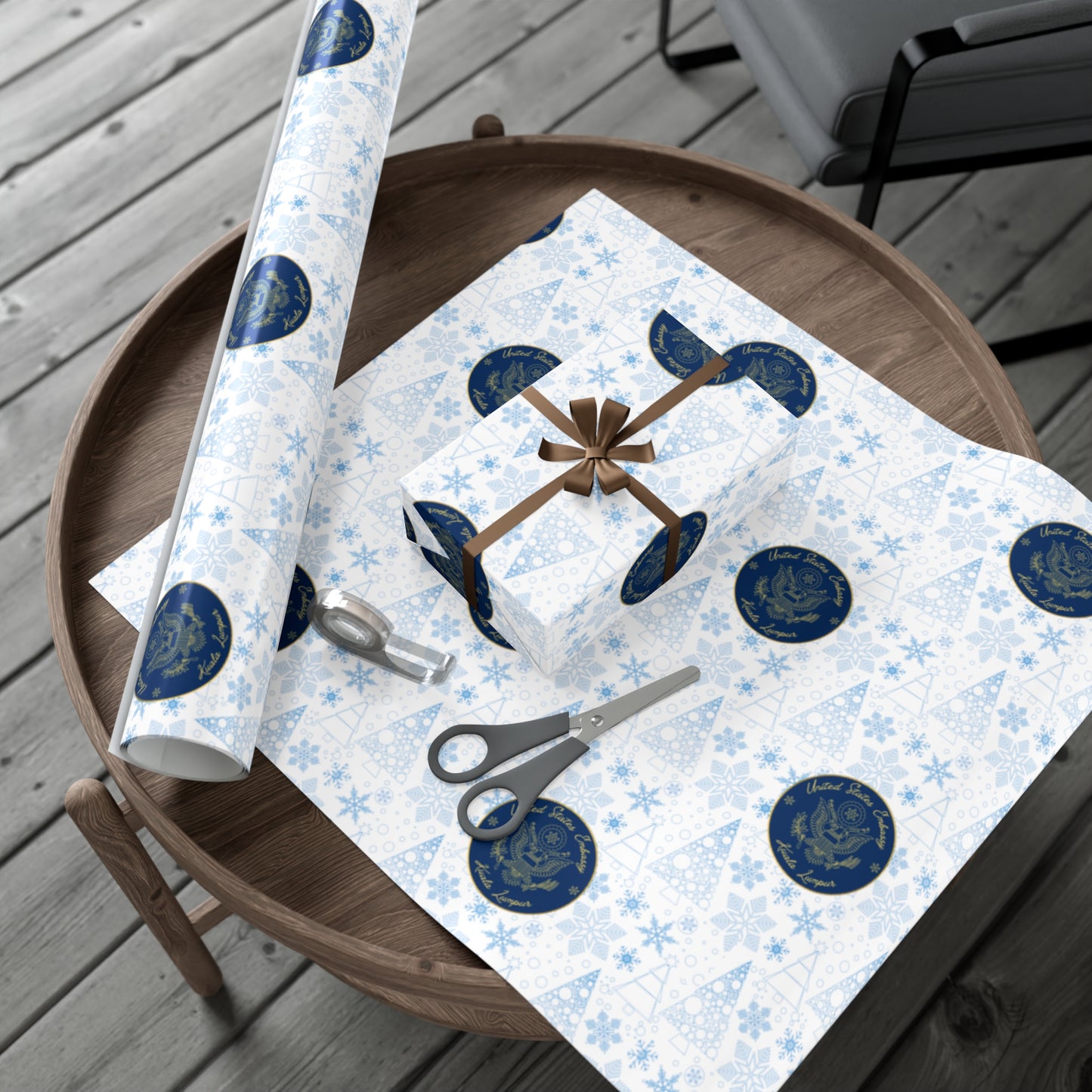 Holiday Gift Wrapping Paper: Kuala Lumpur