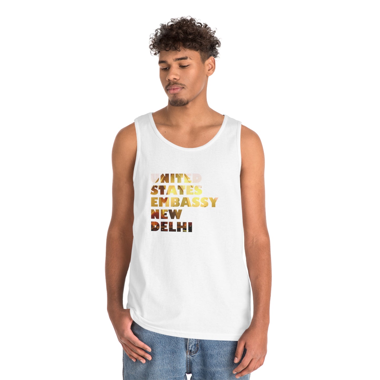 Read the Lines Tank Top: New Delhi