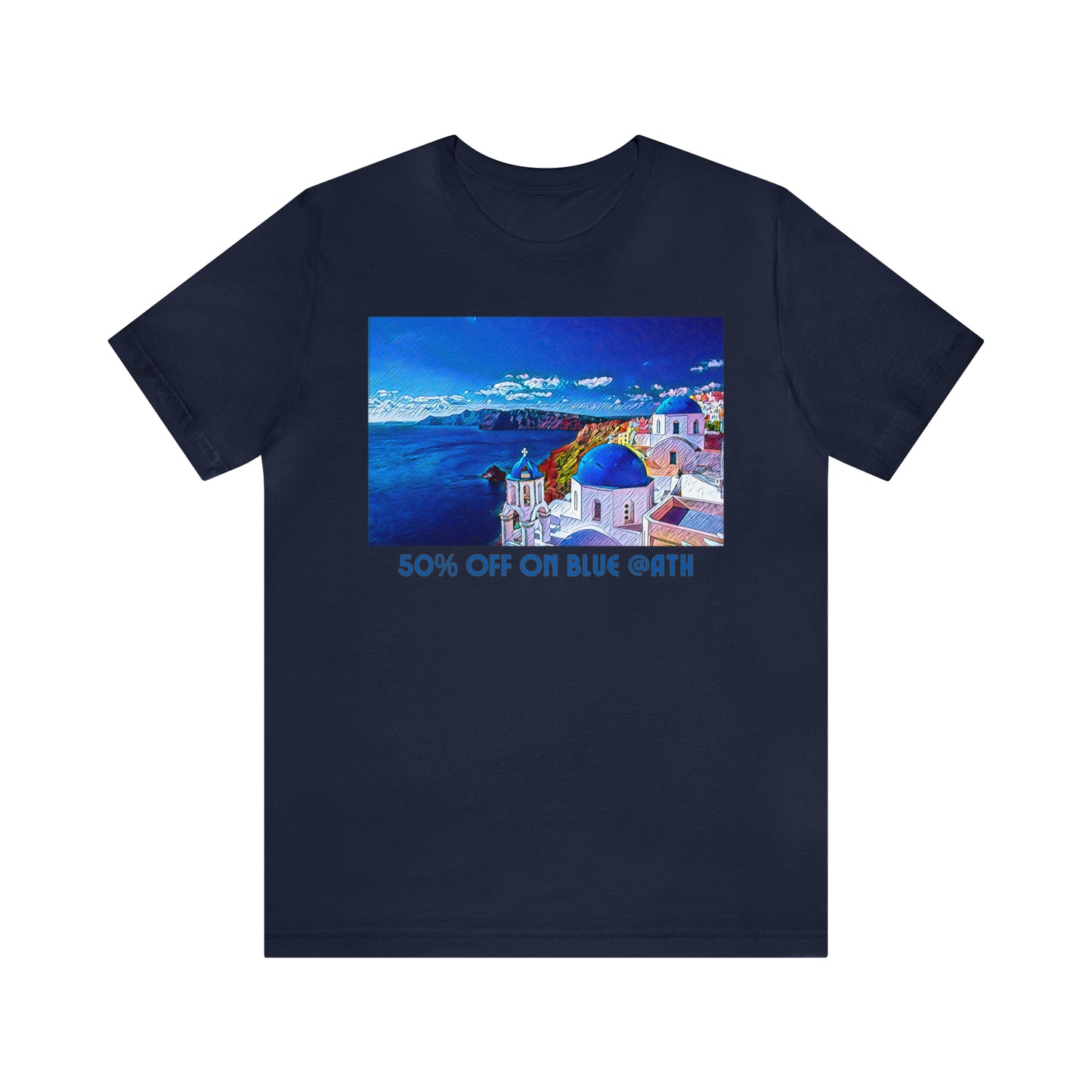 Comfy Short Sleeve T-Shirt: Greece