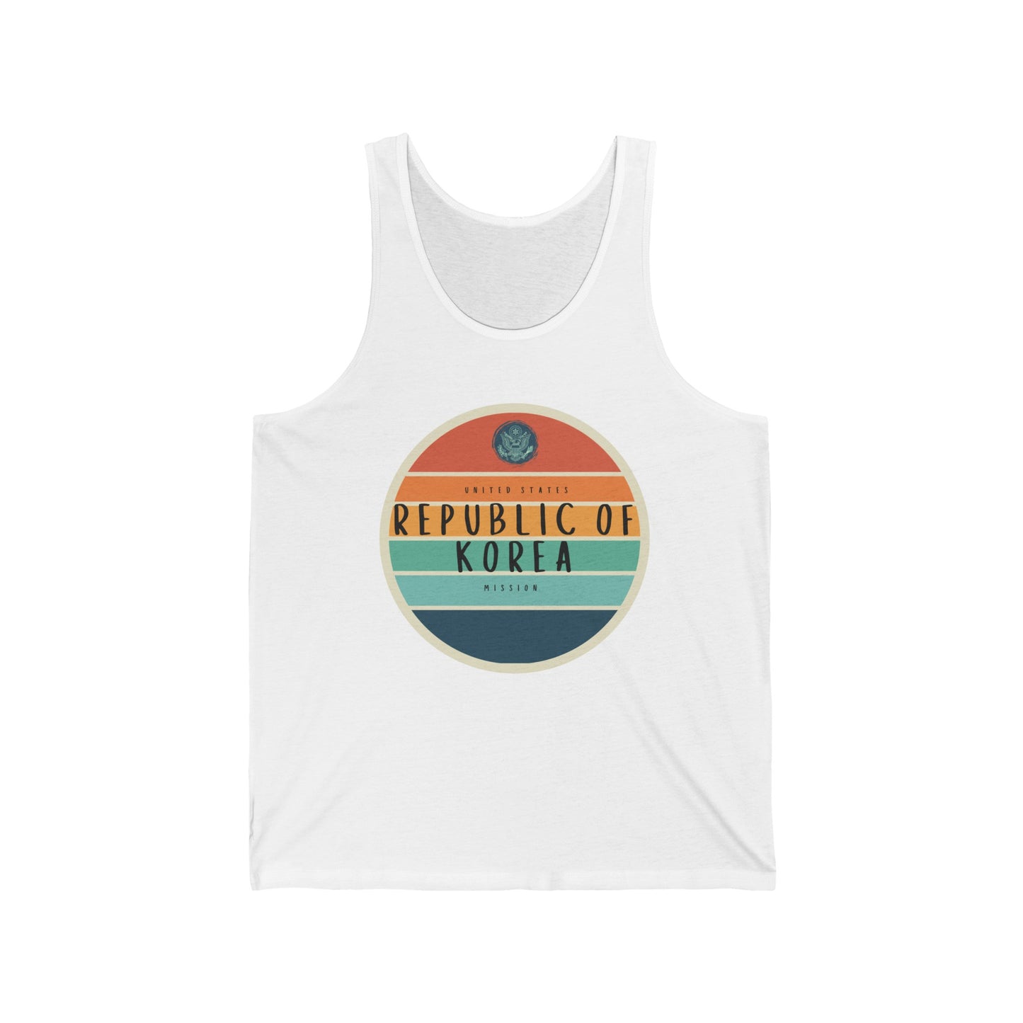 Setting Sun Tank Top: Republic Of Korea