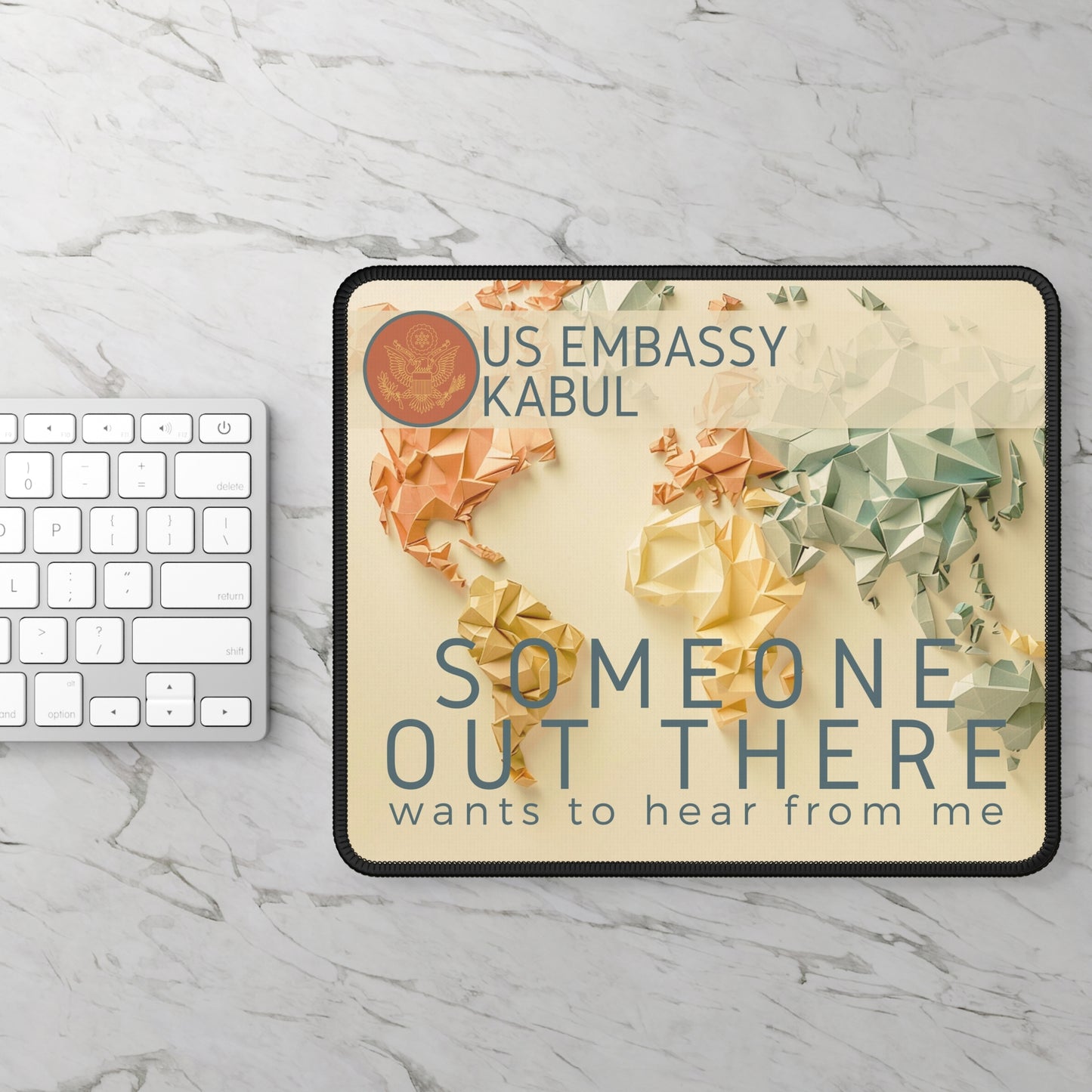 Gorgeous Reminder Mouse Pad: Kabul