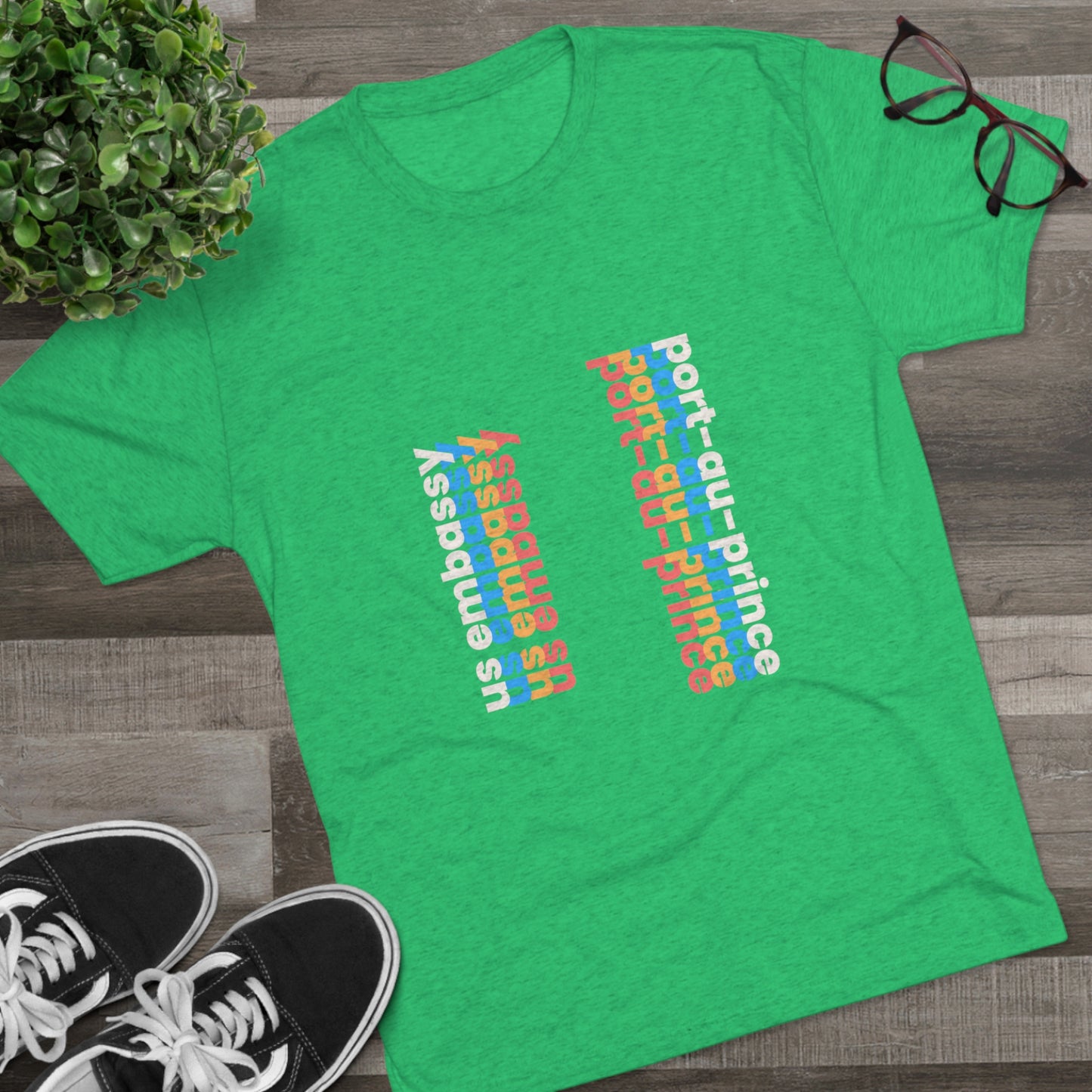 Retro Verso T-Shirt: Port-Au-Prince