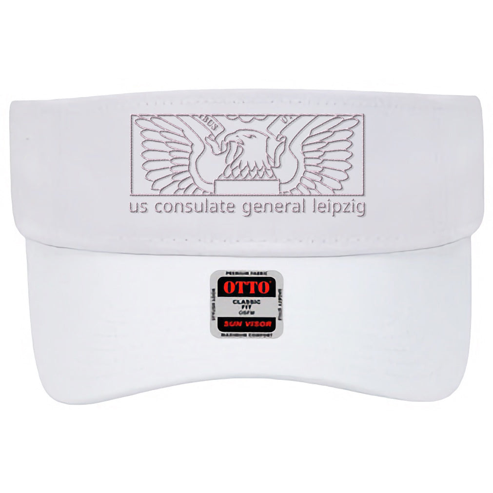 Modern Embroidered Visor: Leipzig