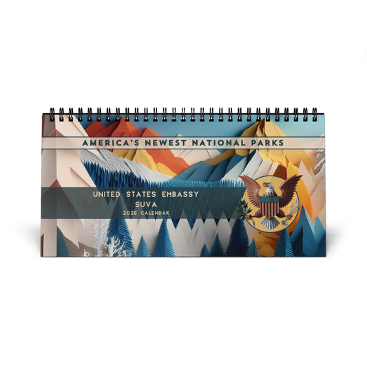 2025 Calendar Celebrating our 12 Newest National Parks: Suva