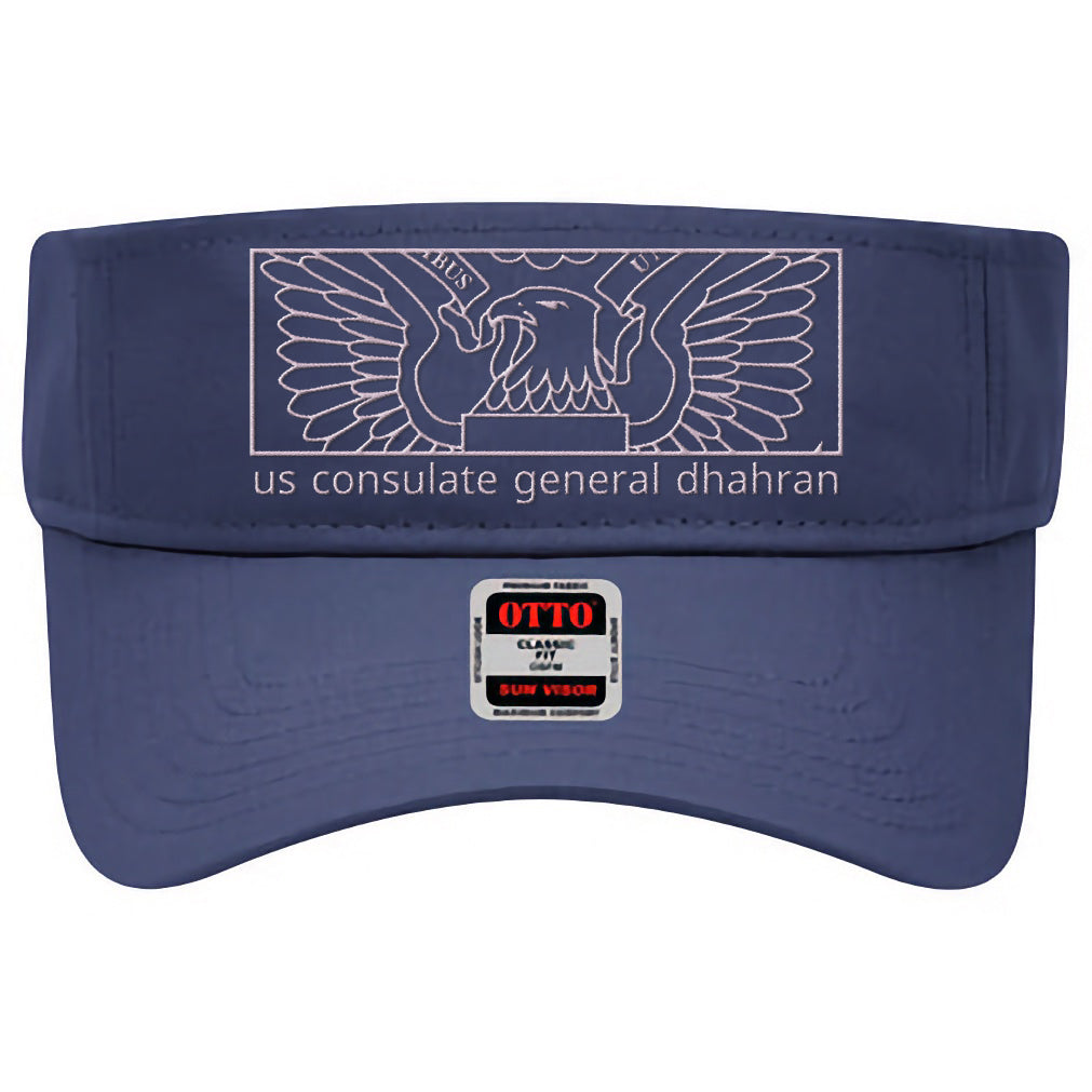 Modern Embroidered Visor: Dhahran