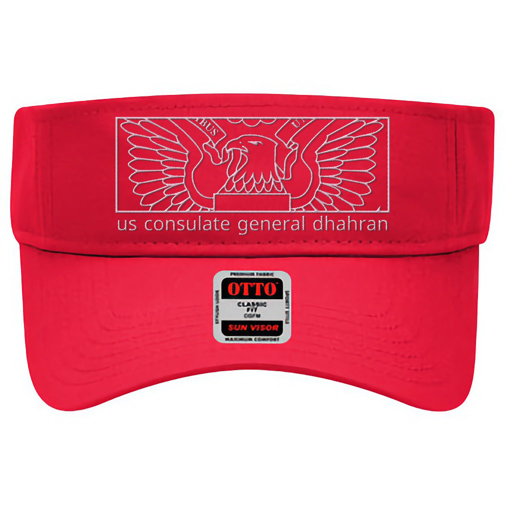 Modern Embroidered Visor: Dhahran