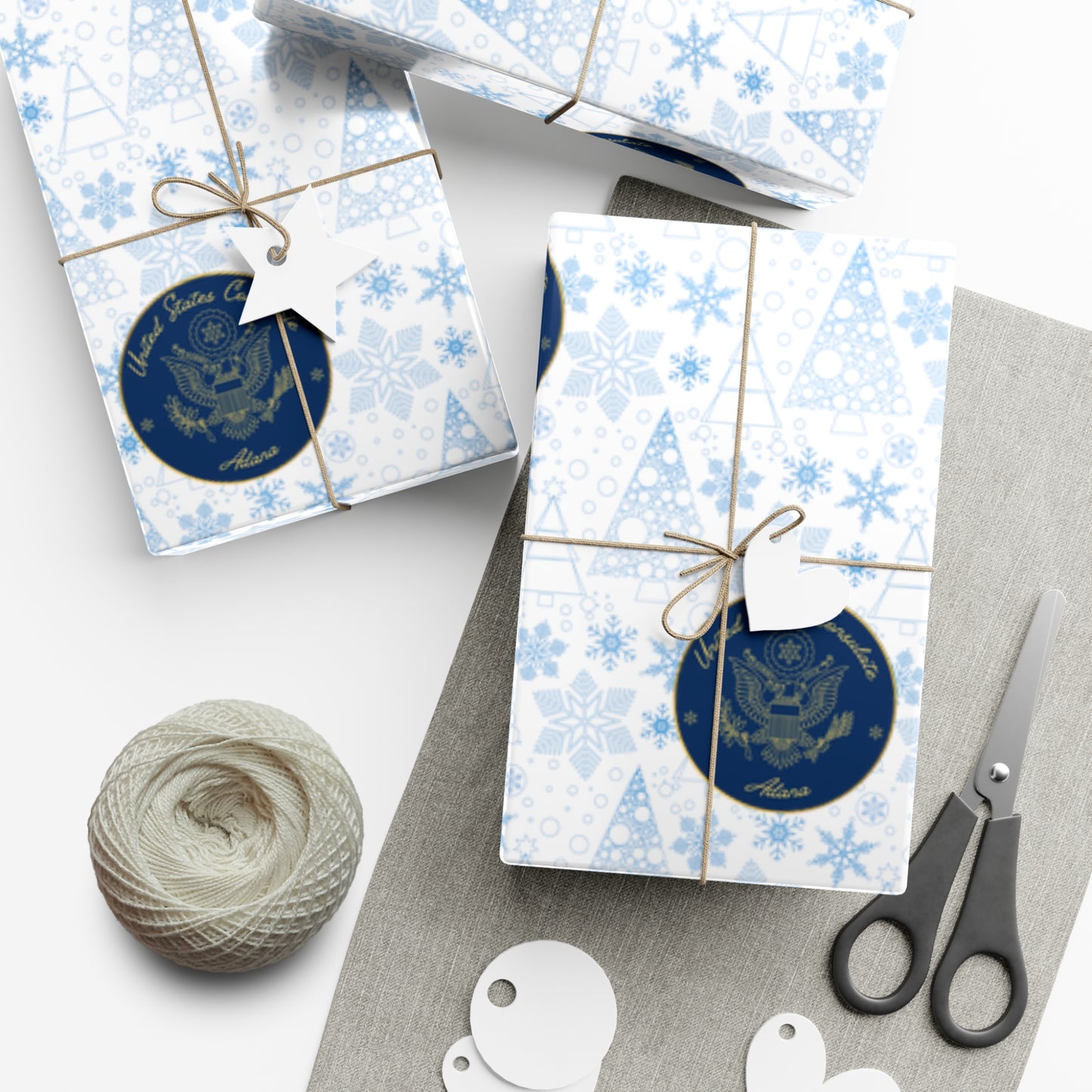 Holiday Gift Wrapping Paper: Adana