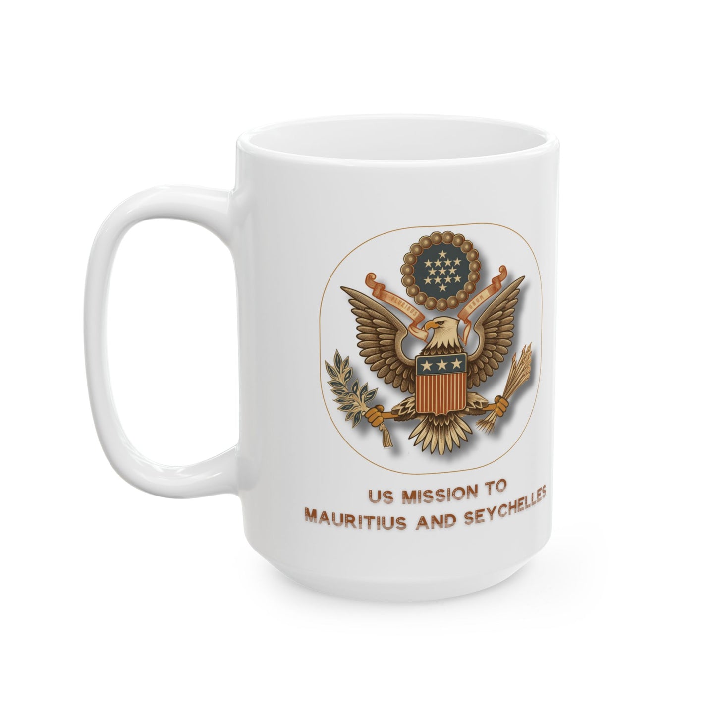 Vintage Great Seal Coffee Mug: Mauritius and Seychelles