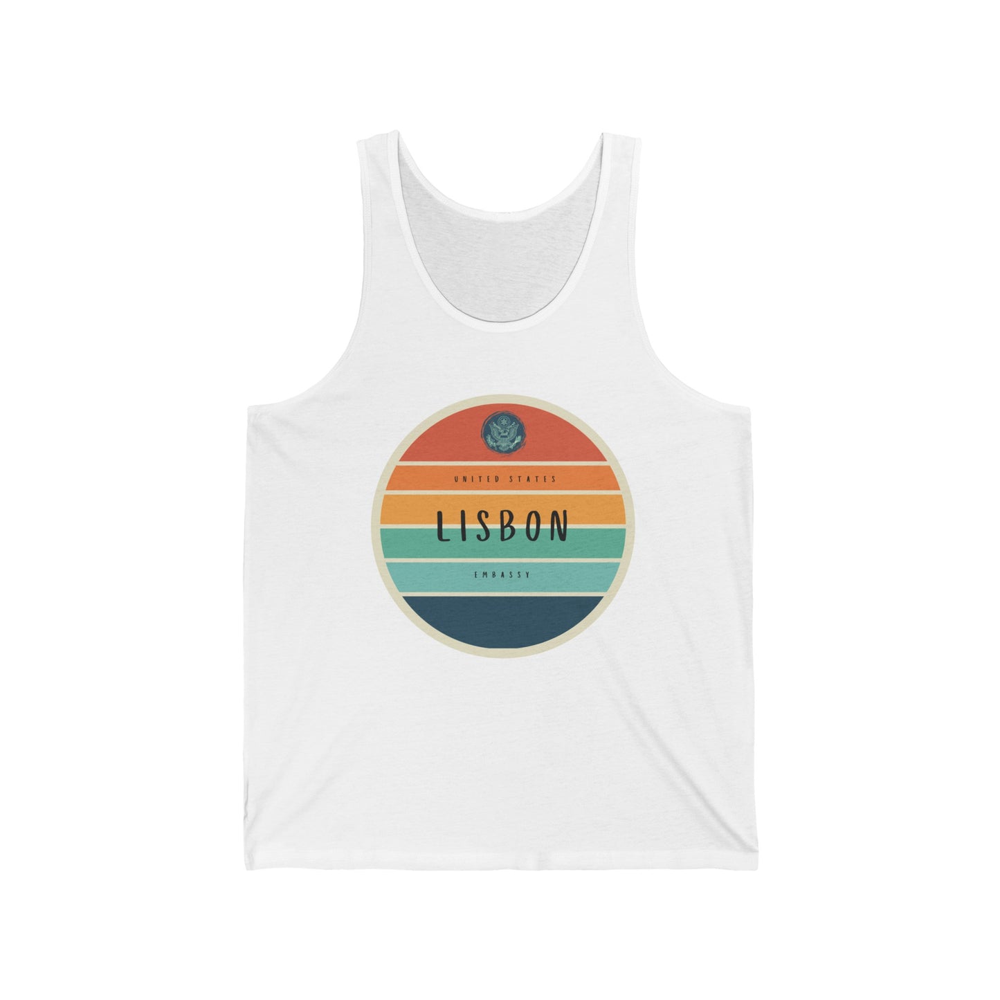 Setting Sun Tank Top: Lisbon