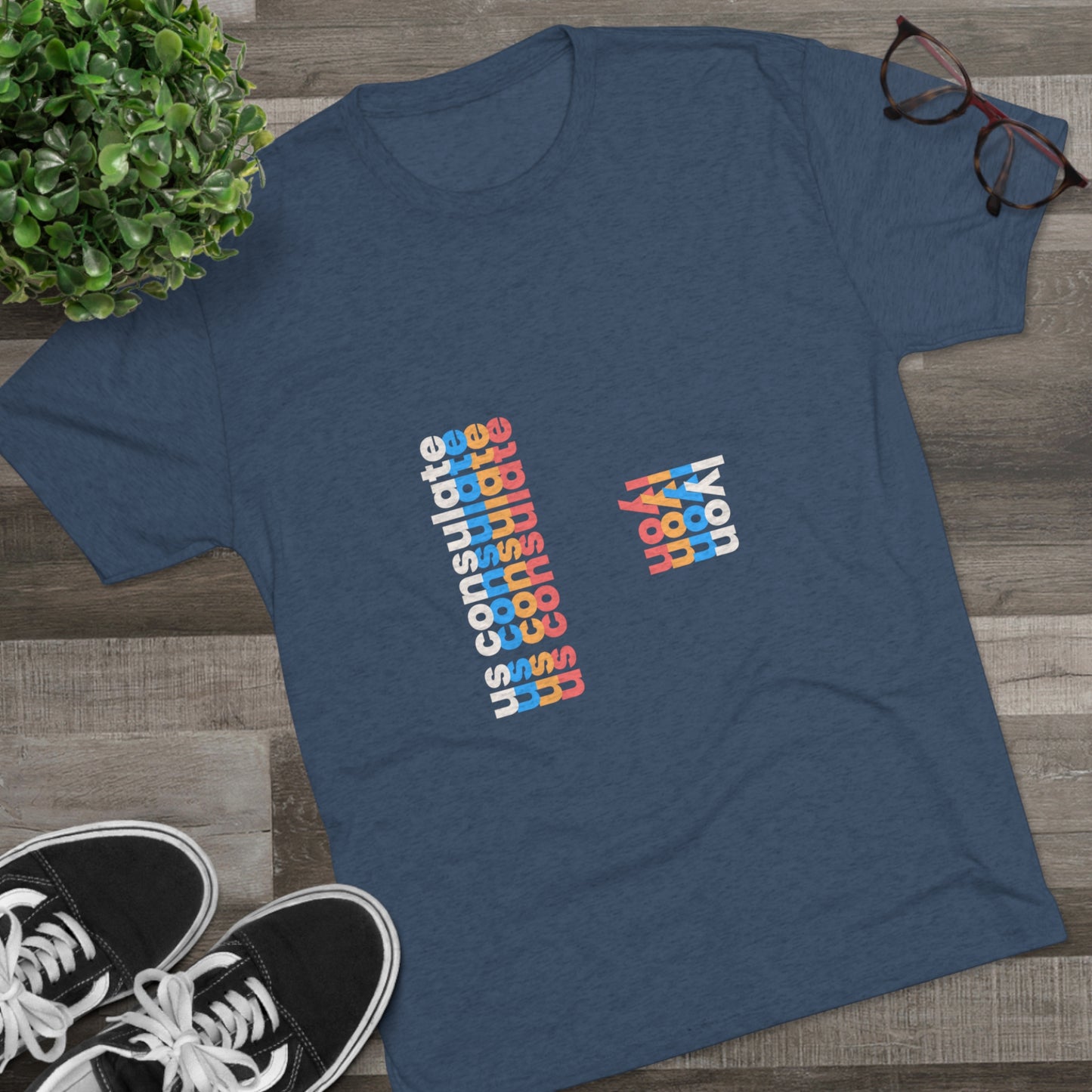 Retro Verso T-Shirt:  Lyon