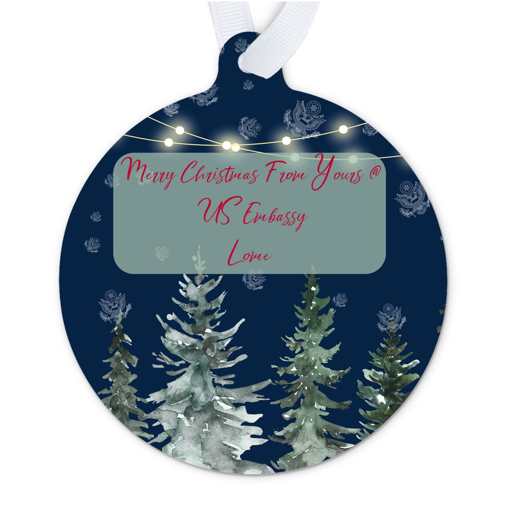 Merry Christmas Keepsake Ornament: Lome