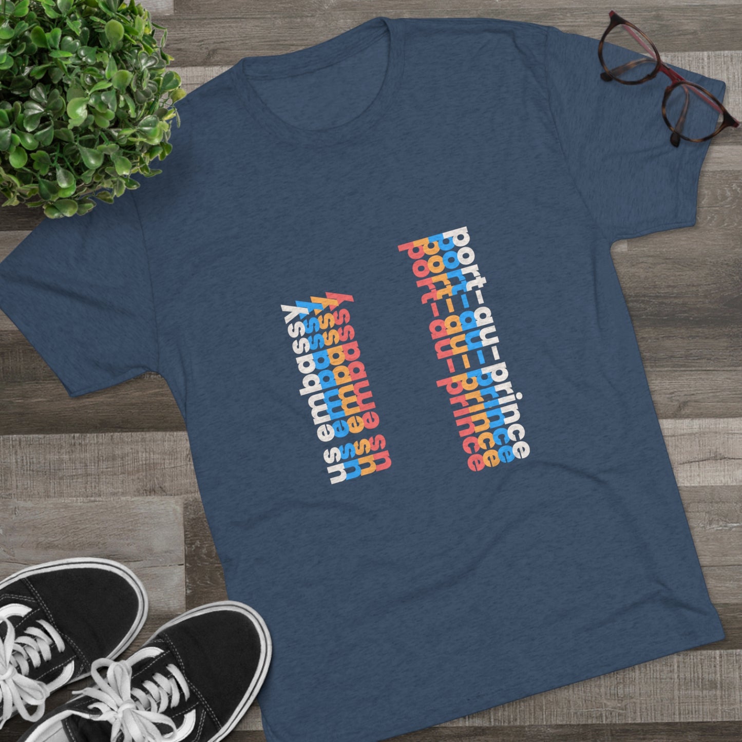 Retro Verso T-Shirt: Port-Au-Prince